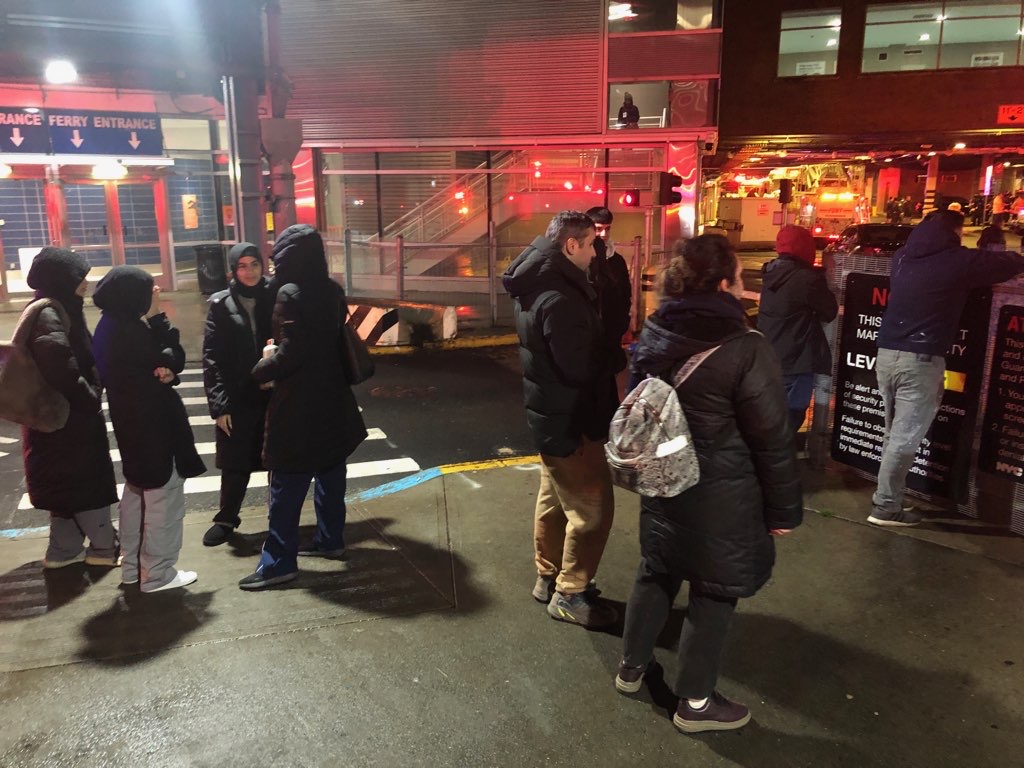 Fire forces passengers to evacuate from Staten Island Ferry during ...