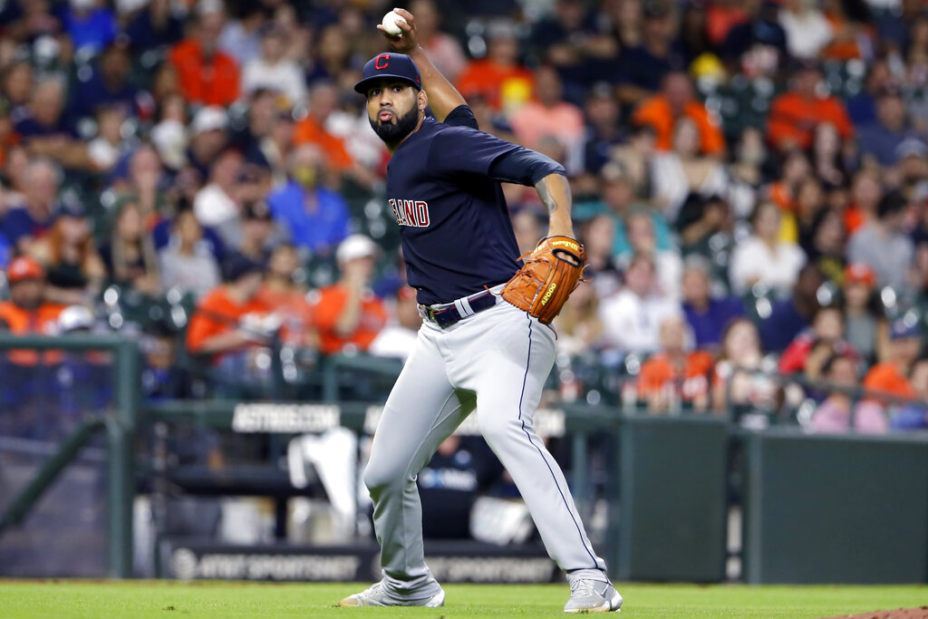 When Cleveland Indians' Franmil Reyes stops tapping his spikes, pitchers  beware 