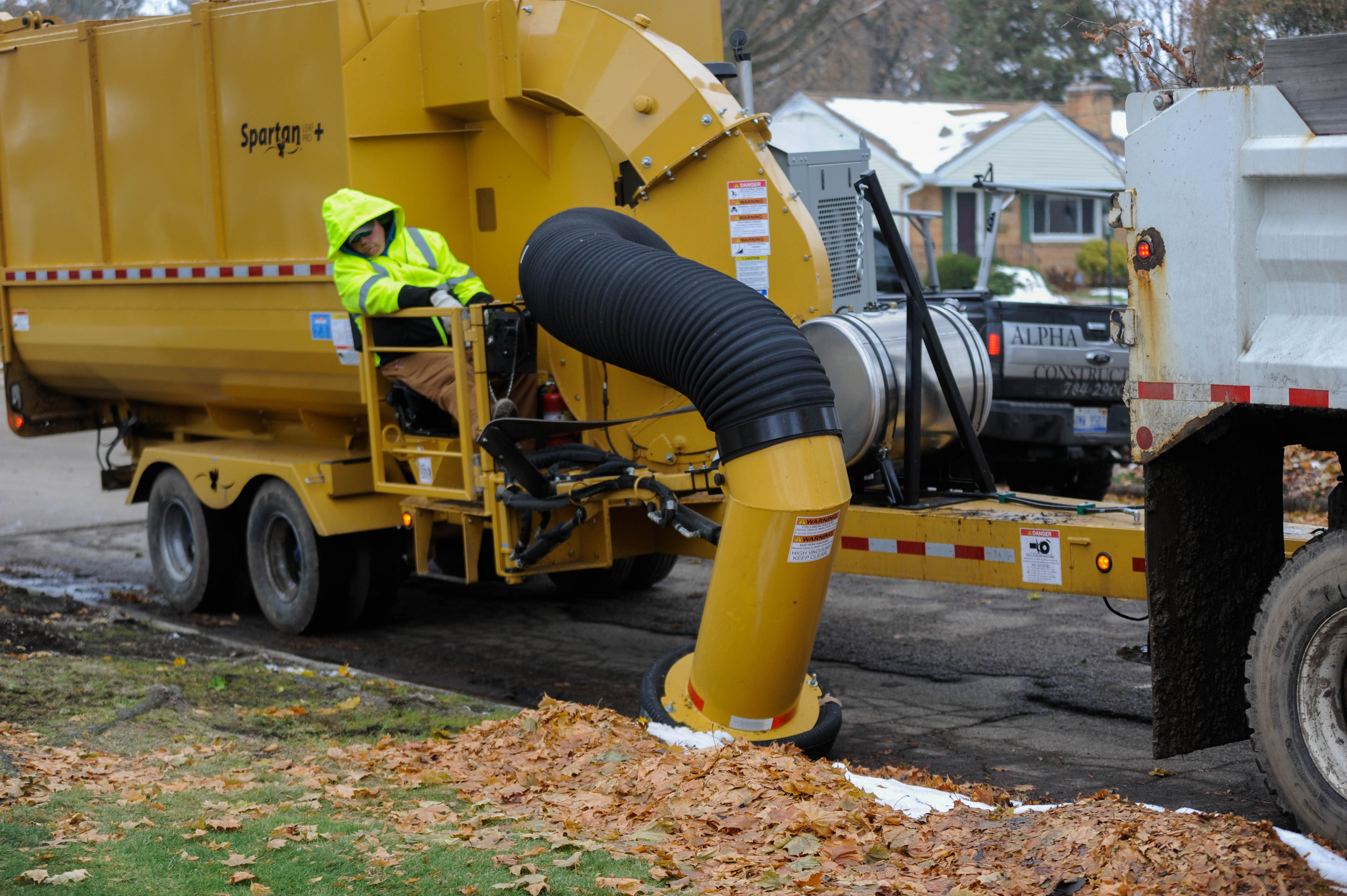 See Jackson s new leaf pickup machine in action mlive