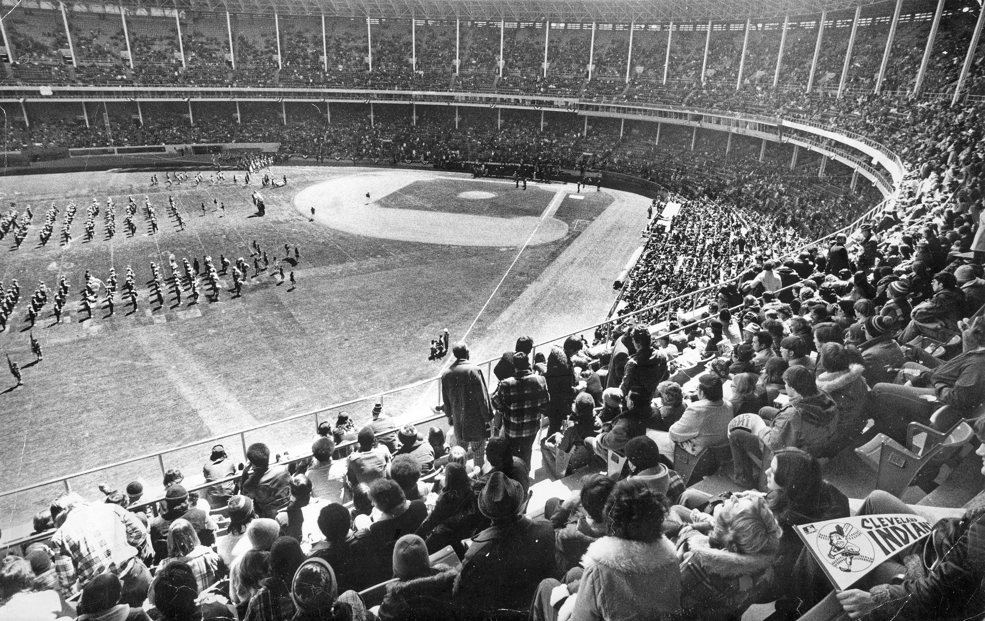 Photos: Take in the scene from Angels home opener vs. Cleveland Indians –  Orange County Register