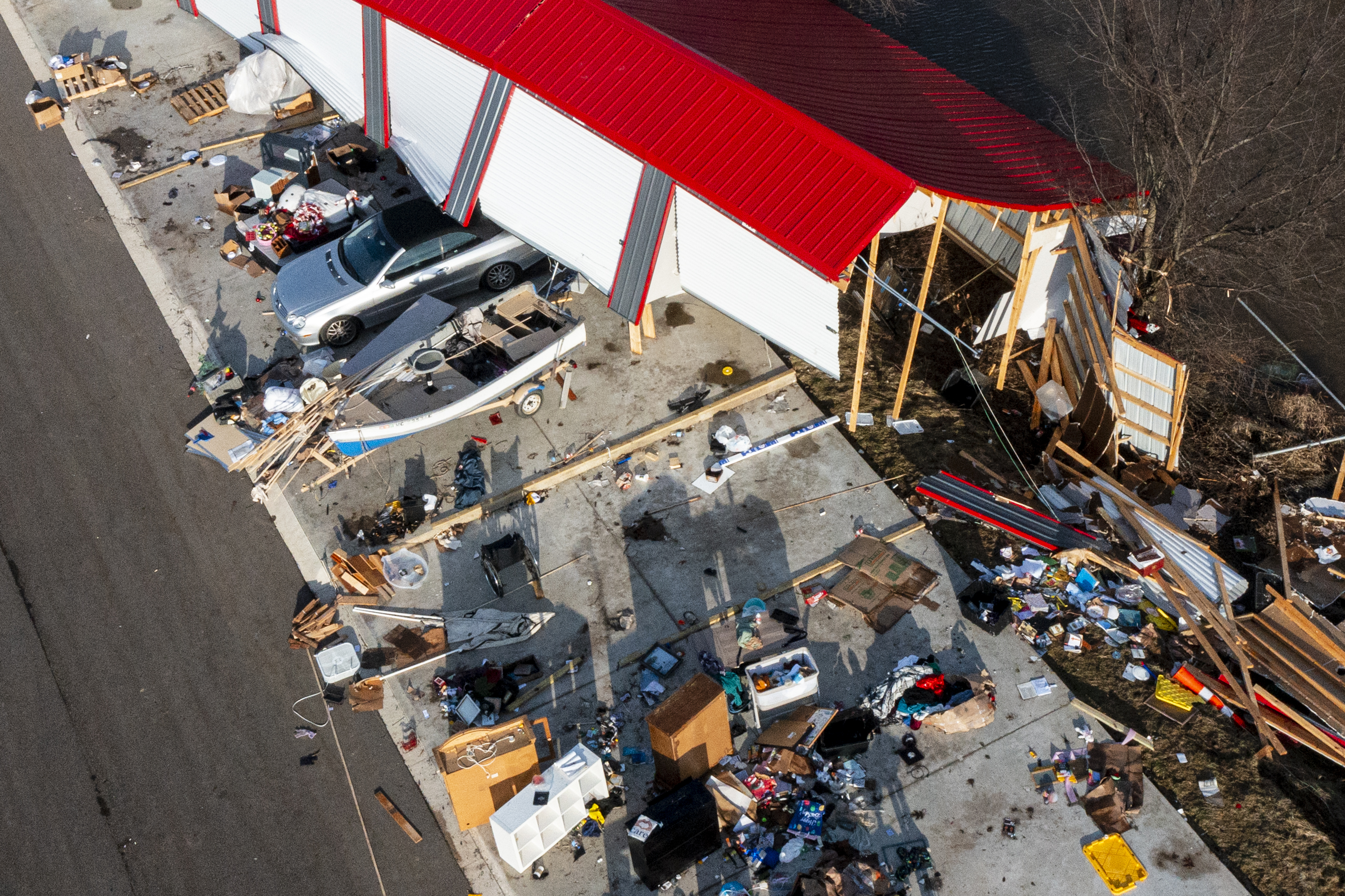 Aerial photos show destruction from March 6 tornadoes in Southwest ...