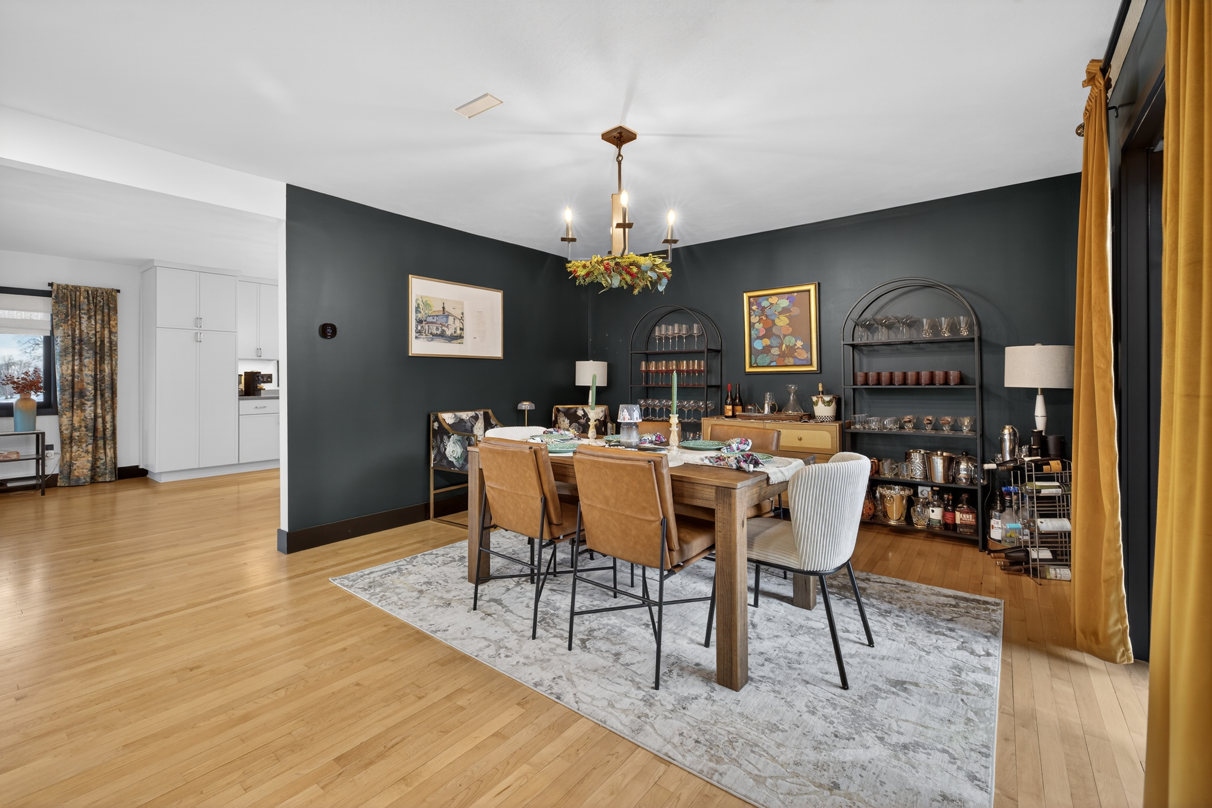 - Christina Cianciosi grew up admiring the house at 101 Alton Street in Syracuse which borders Bellevue Country Club. In 2022, she bought the unique home and gave it an extensive renovation. The dining room is situated around the corner from the kitchen. Courtesy of Kyle Fedrizzi, owner of kfotography315, LLC.