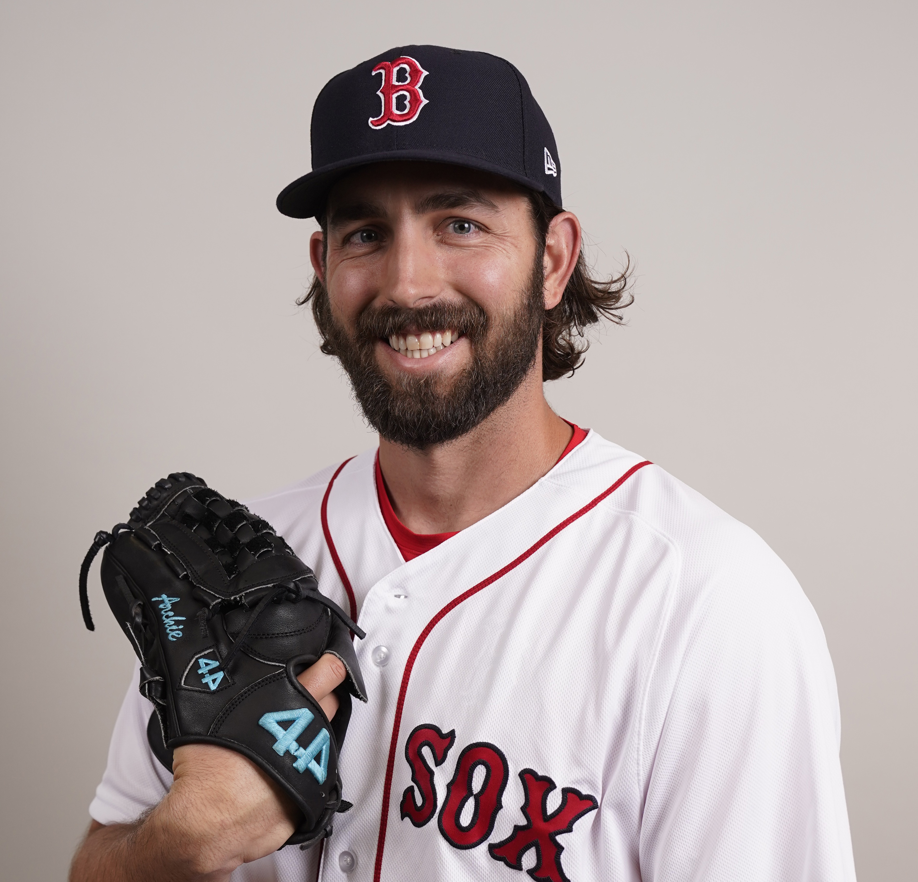 Boston Red Sox have a mullet and two mustaches at camp; Connor