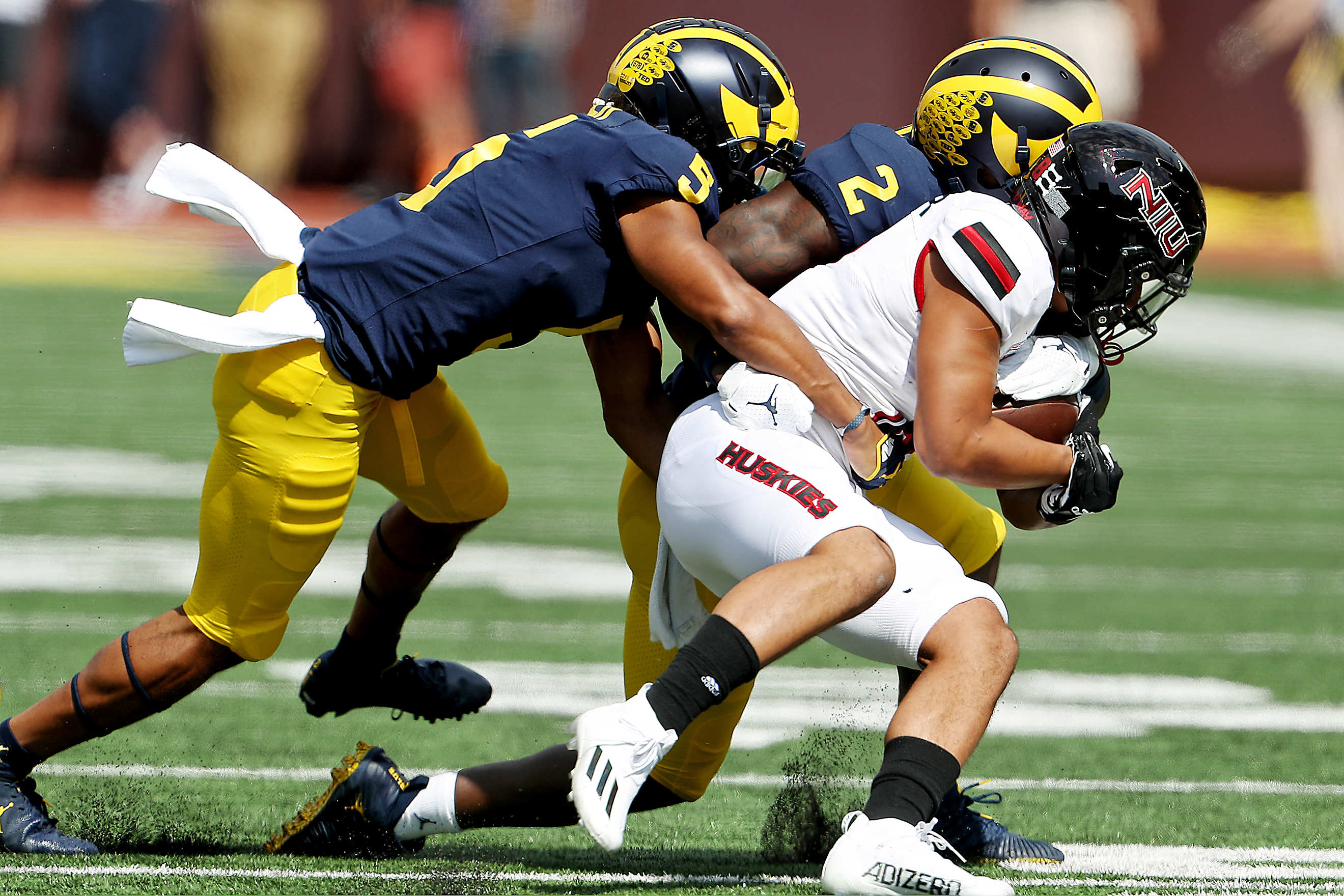 Hassan Haskins racks up career day despite inconsistent usage