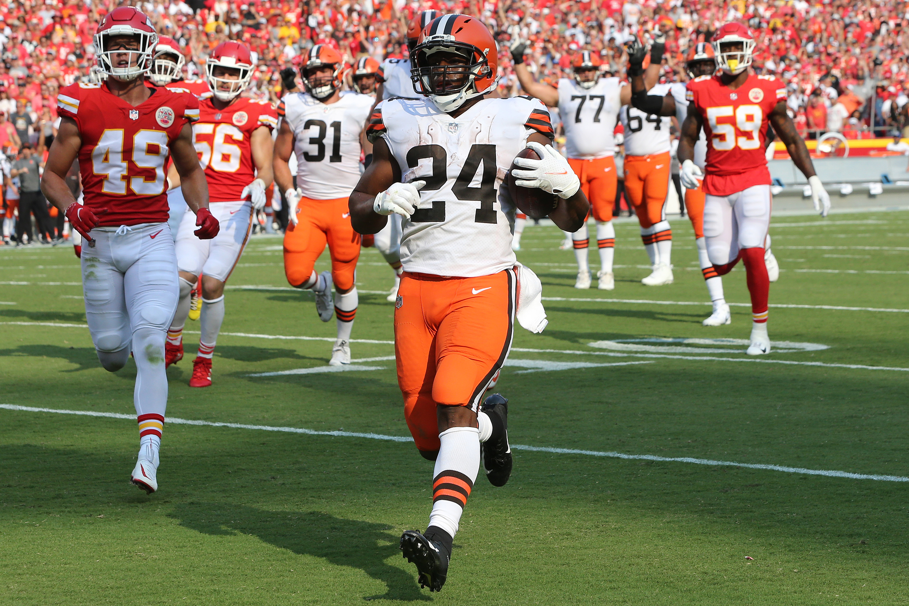 Replay: Cleveland Browns lose 33-29 to Kansas City Chiefs