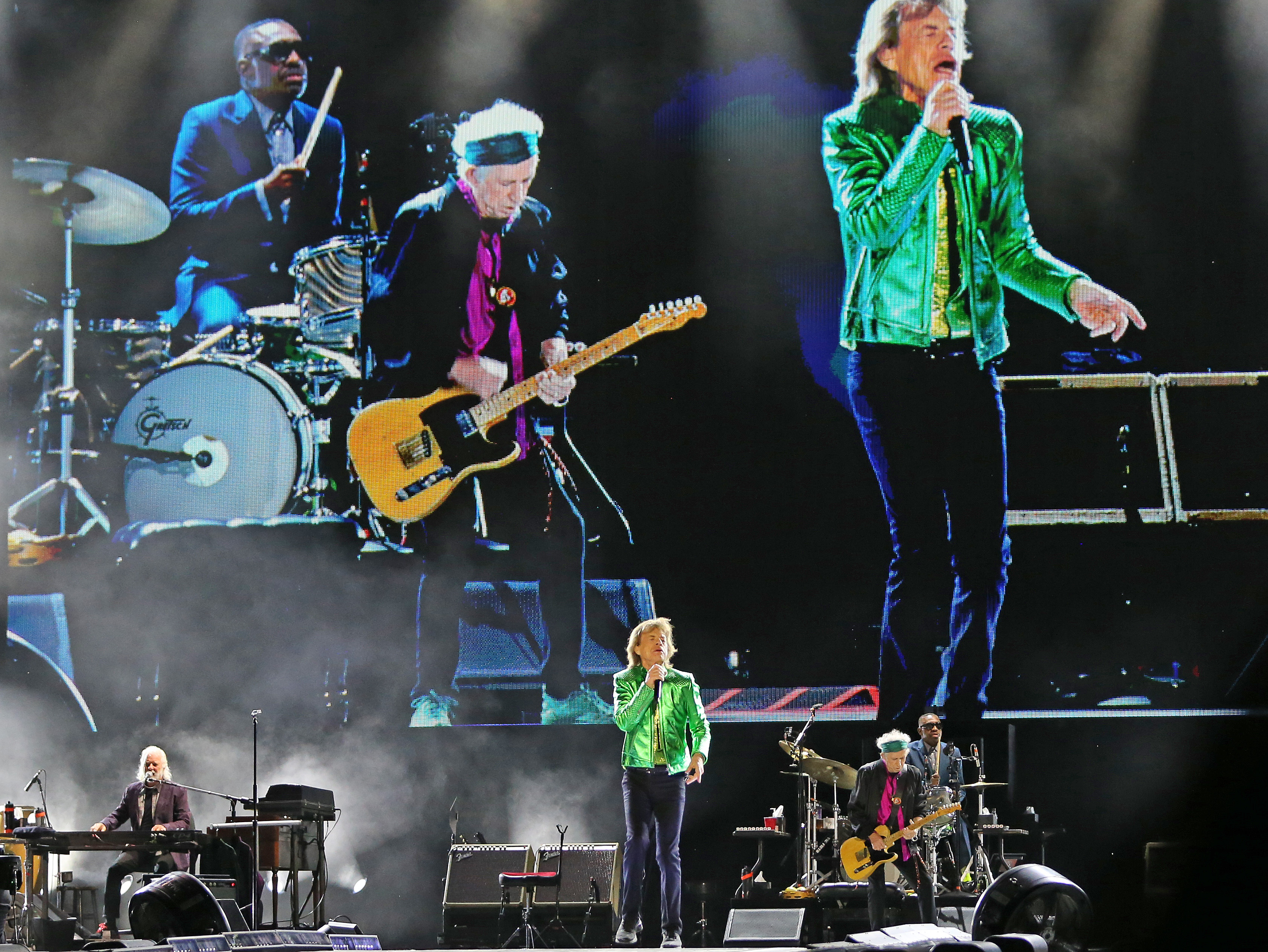 Rolling Stones perform at Cleveland Browns Stadium during their Hackney