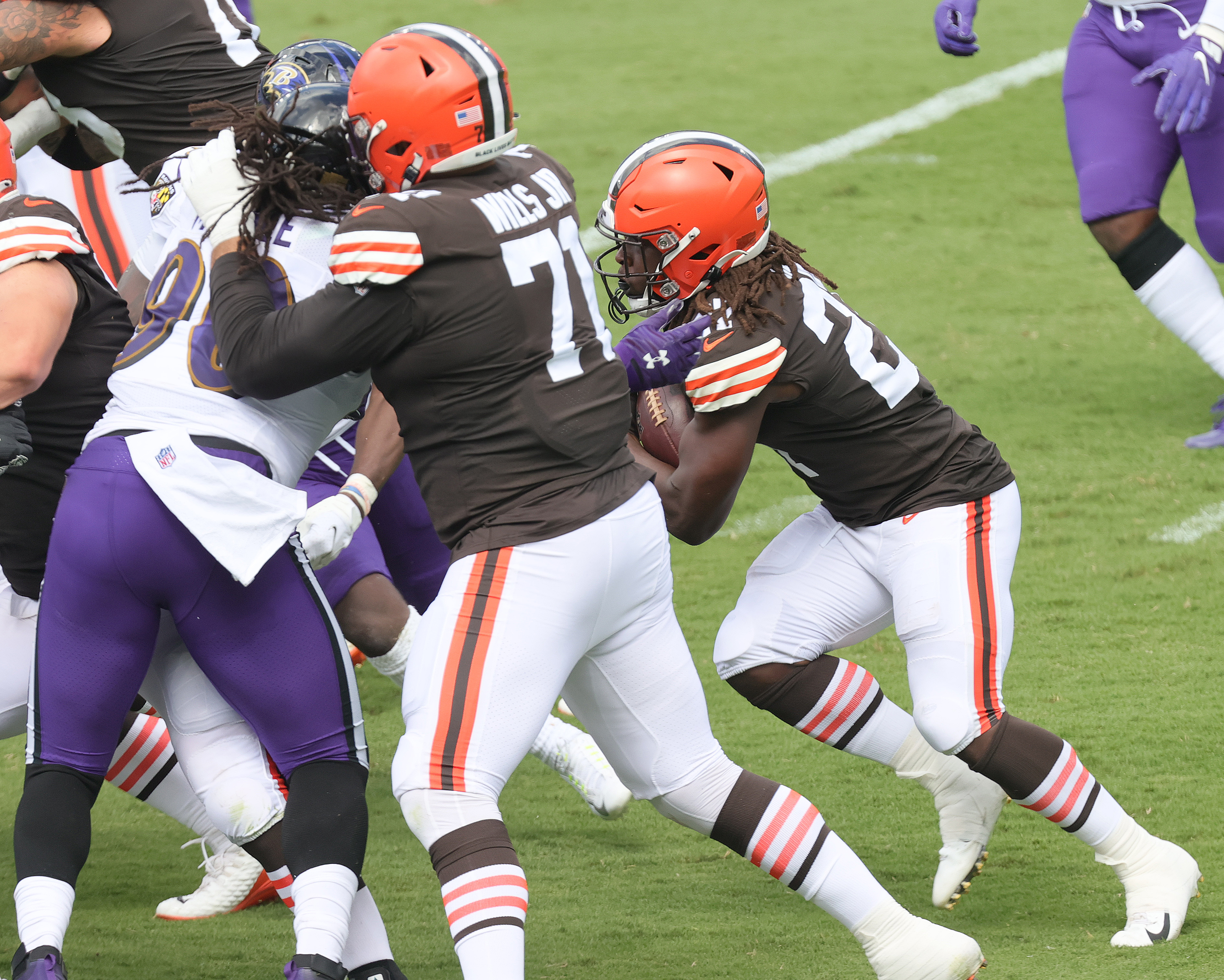 Cleveland Browns Left Tackle Jedrick Wills Jr. 