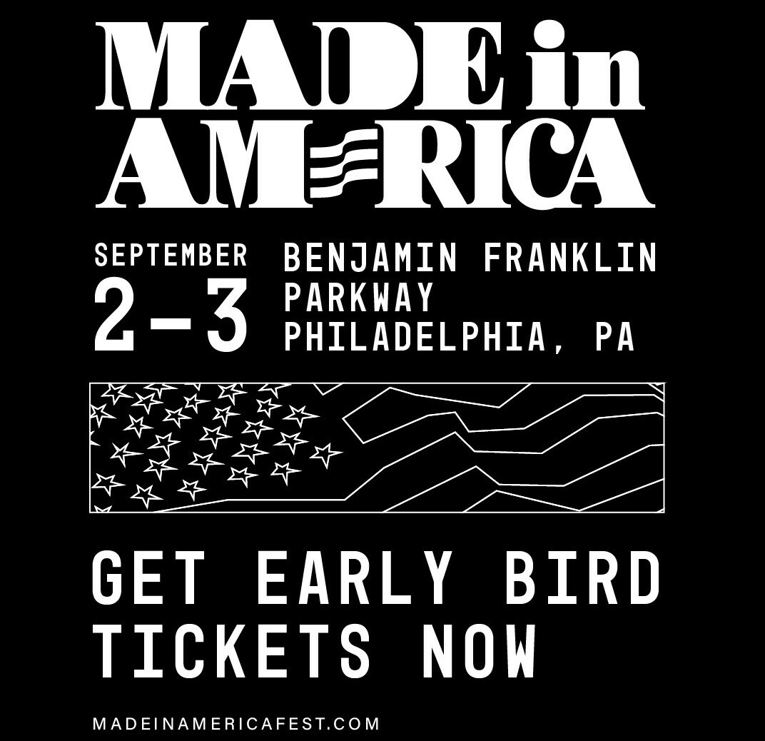 Jay-Z Announces Updated Lineup for Made In America Festival