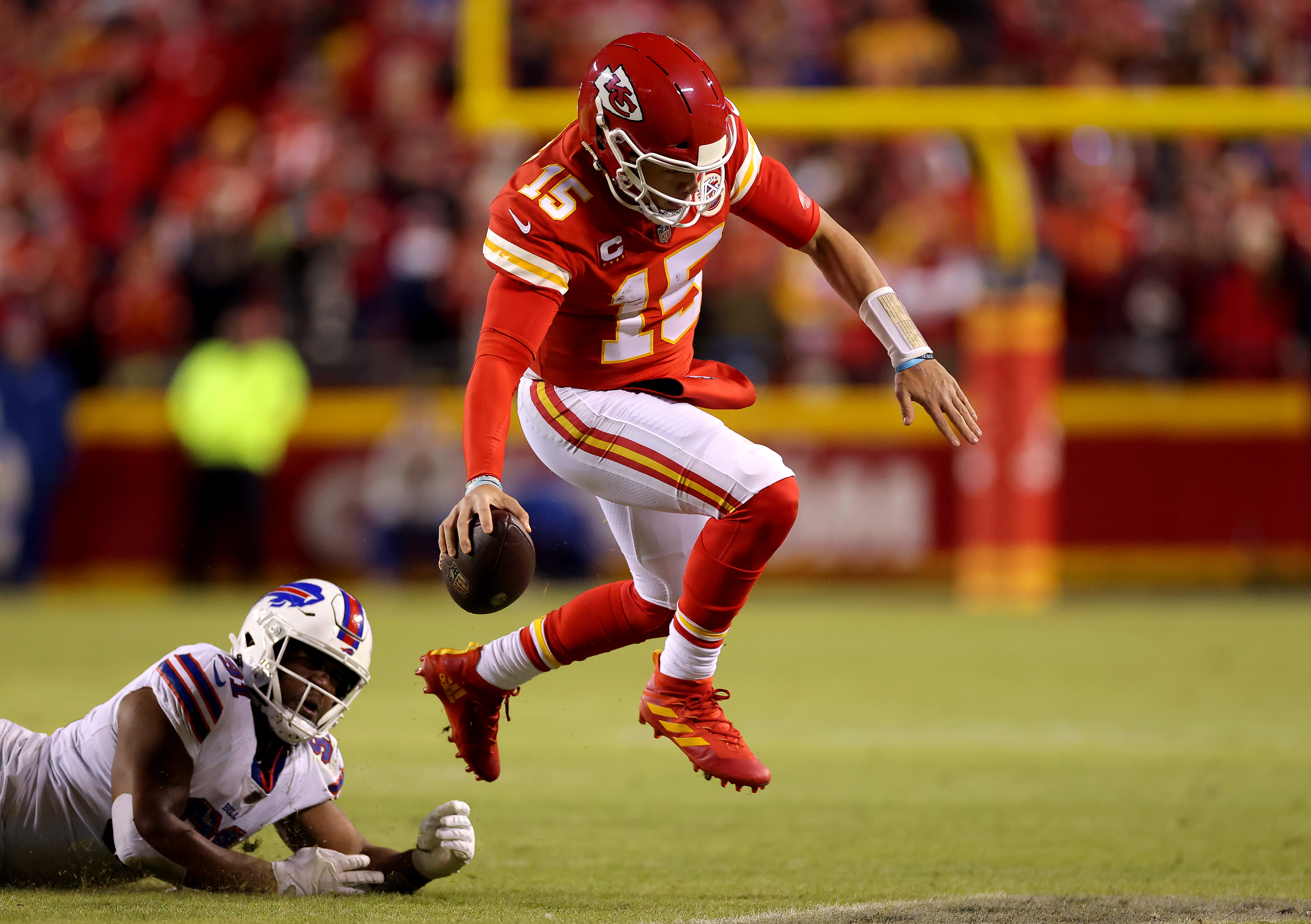 Chiefs vs Bills: Patrick Mahomes goes 'Grim Reaper' as Kansas City