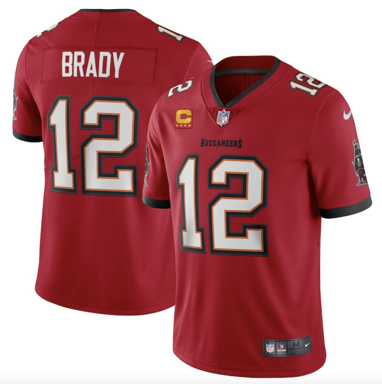 Tom Brady New England Patriots Nike Retired Game Jersey - Red