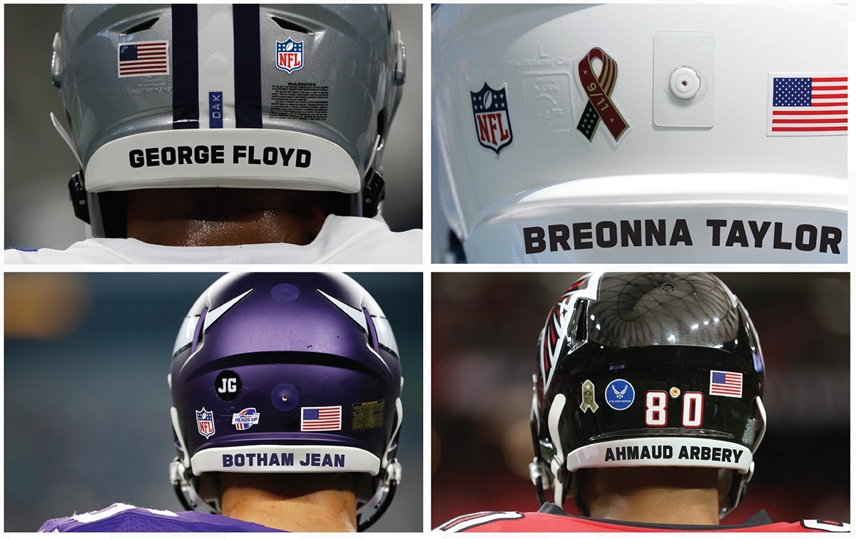 Nfl To Allow Names Of Victims Of Systemic Racism And Police Brutality On Helmet Padding Report Oregonlive Com
