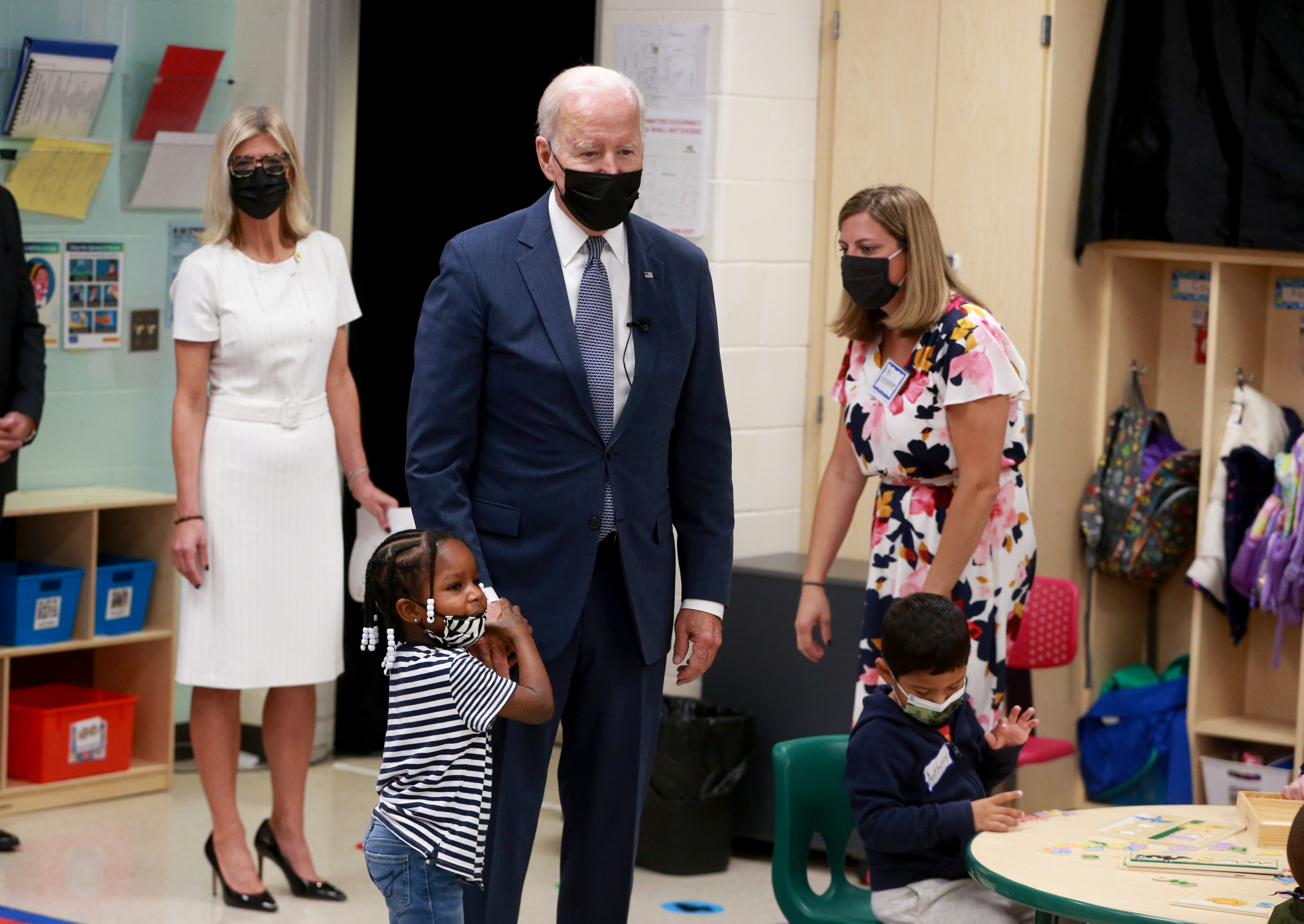 President Joe Biden Visits Elementary School - Nj.com