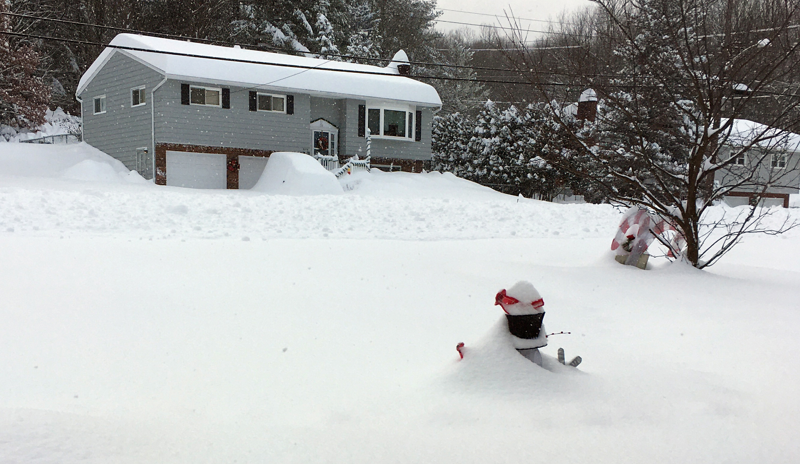 PHOTOS: Record snowstorm buries parts of upstate New York under 6