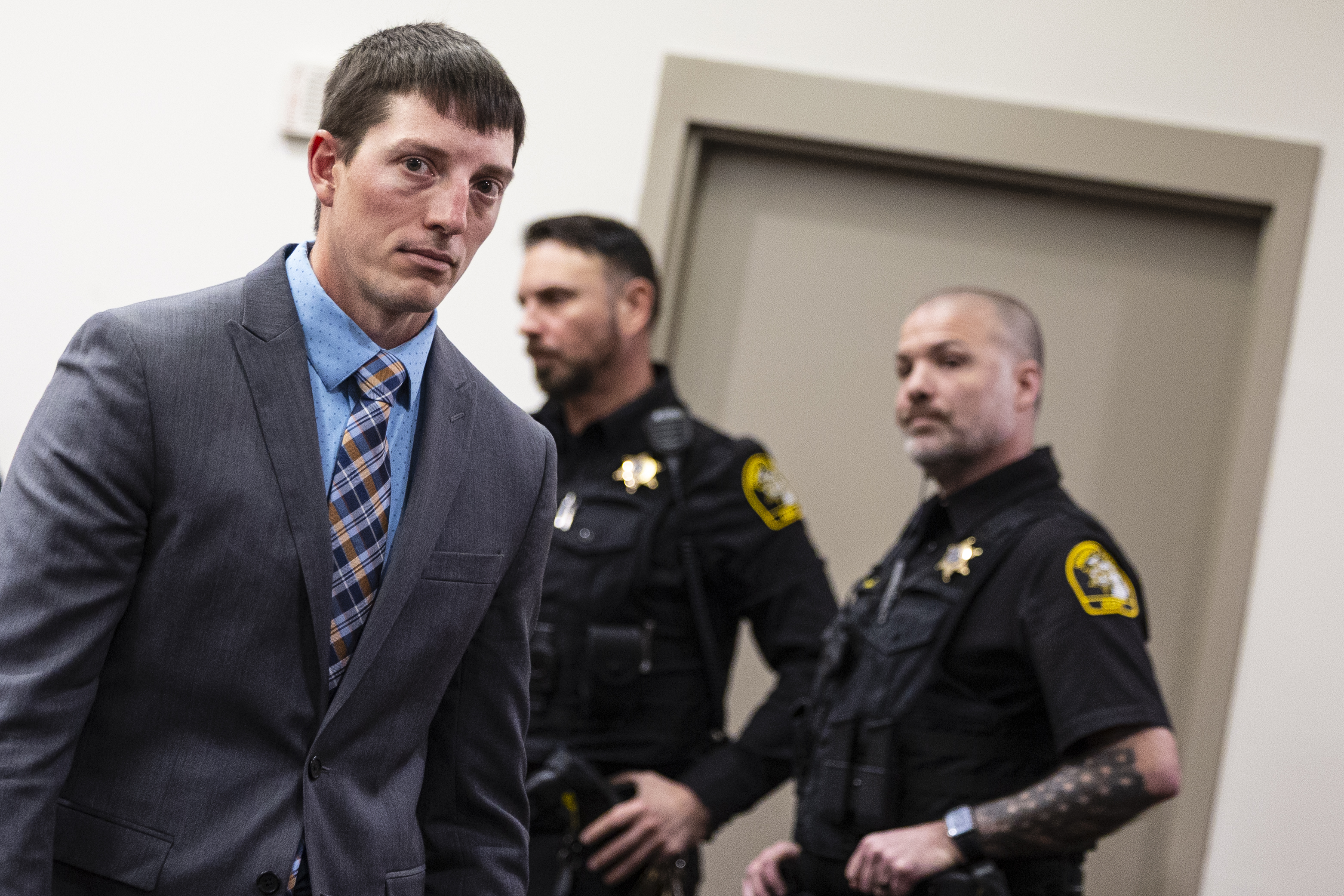 Christopher Schurr appears for motion hearing before murder trial ...