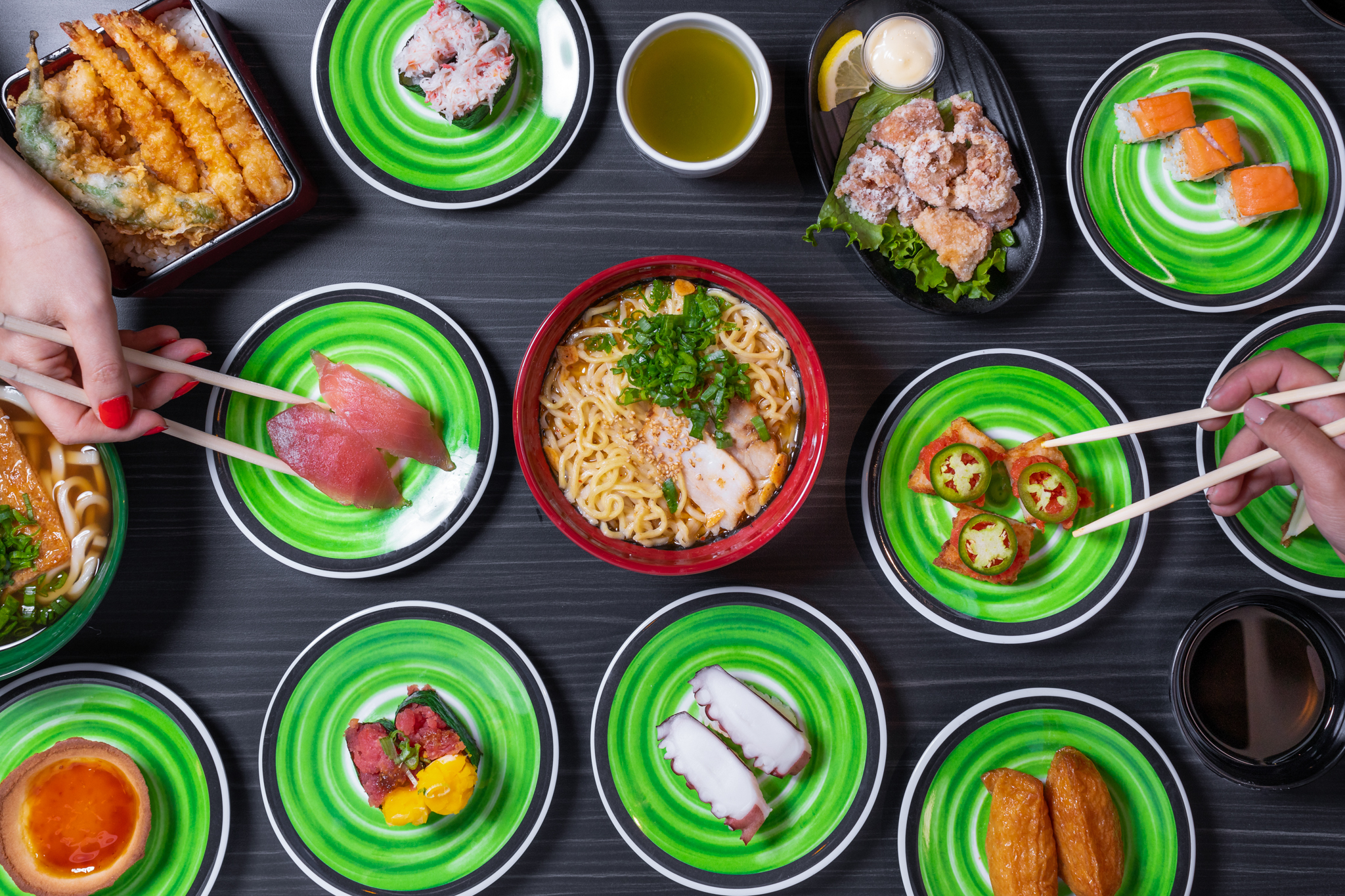 Clever home sushi-making set puts a whole new spin on revolving sushi