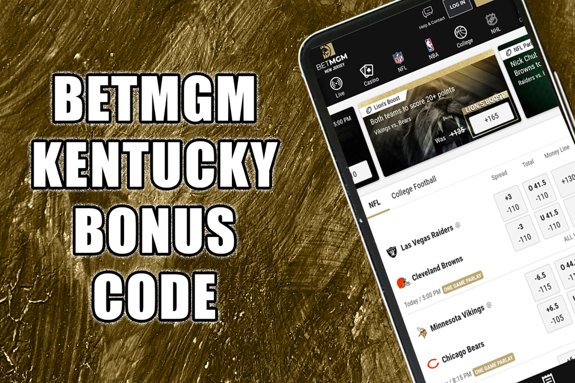 BetMGM KY bonus code gets you $1,500 for NFL Week 4 SNF odds