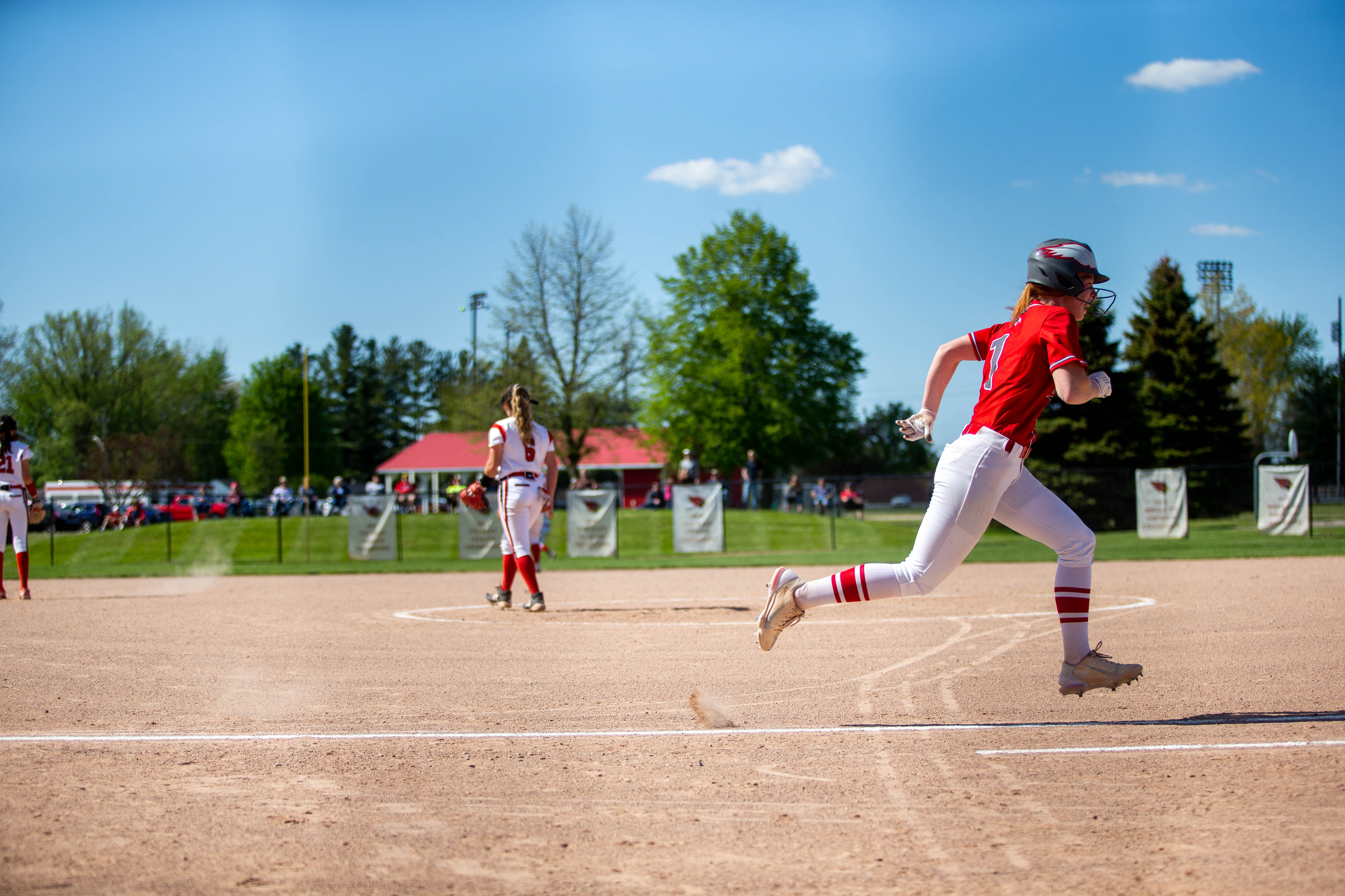 Frankenmuth softball at Millington