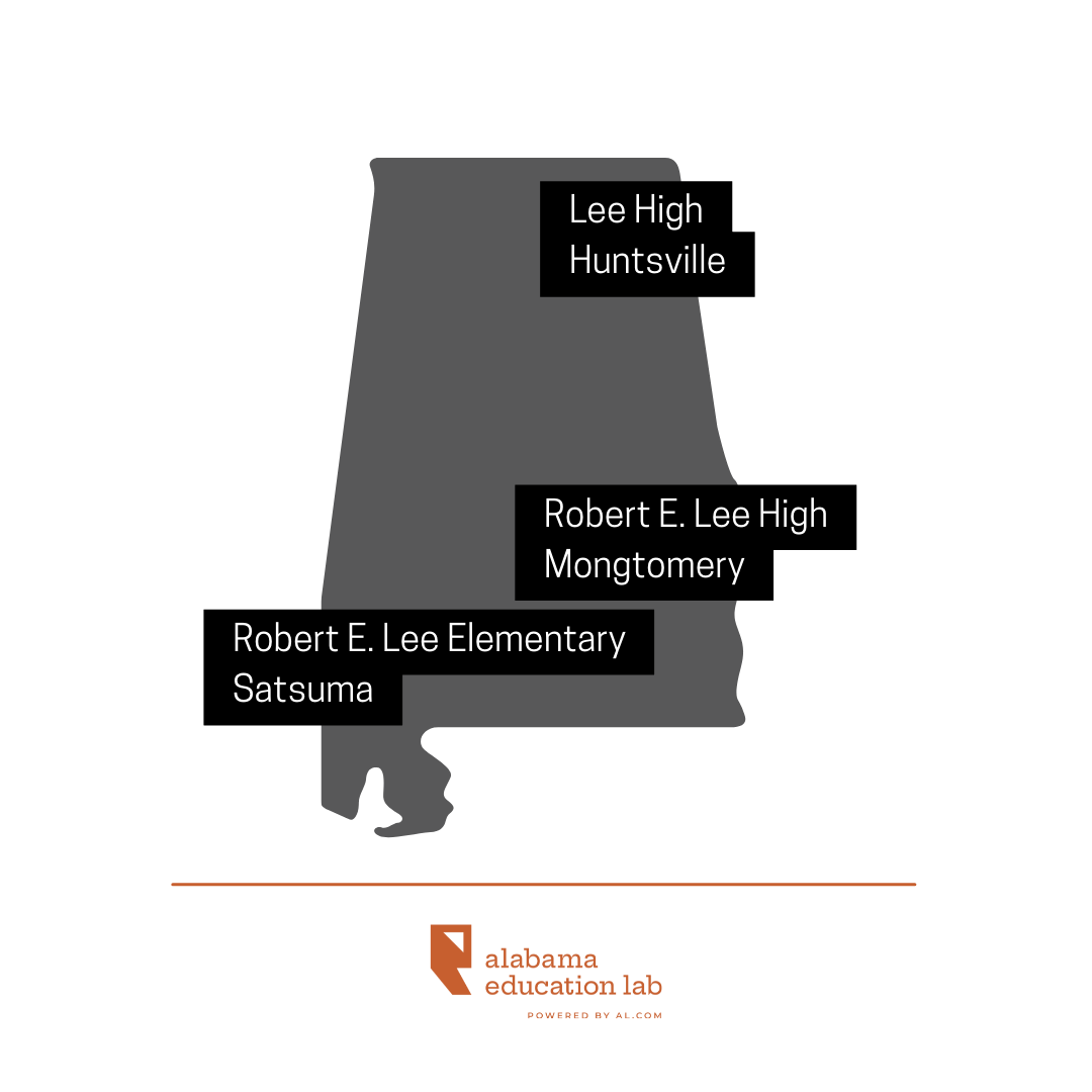 Renaming of Robert E. Lee, Jefferson Davis schools will be first to test  Alabama monuments law - al.com