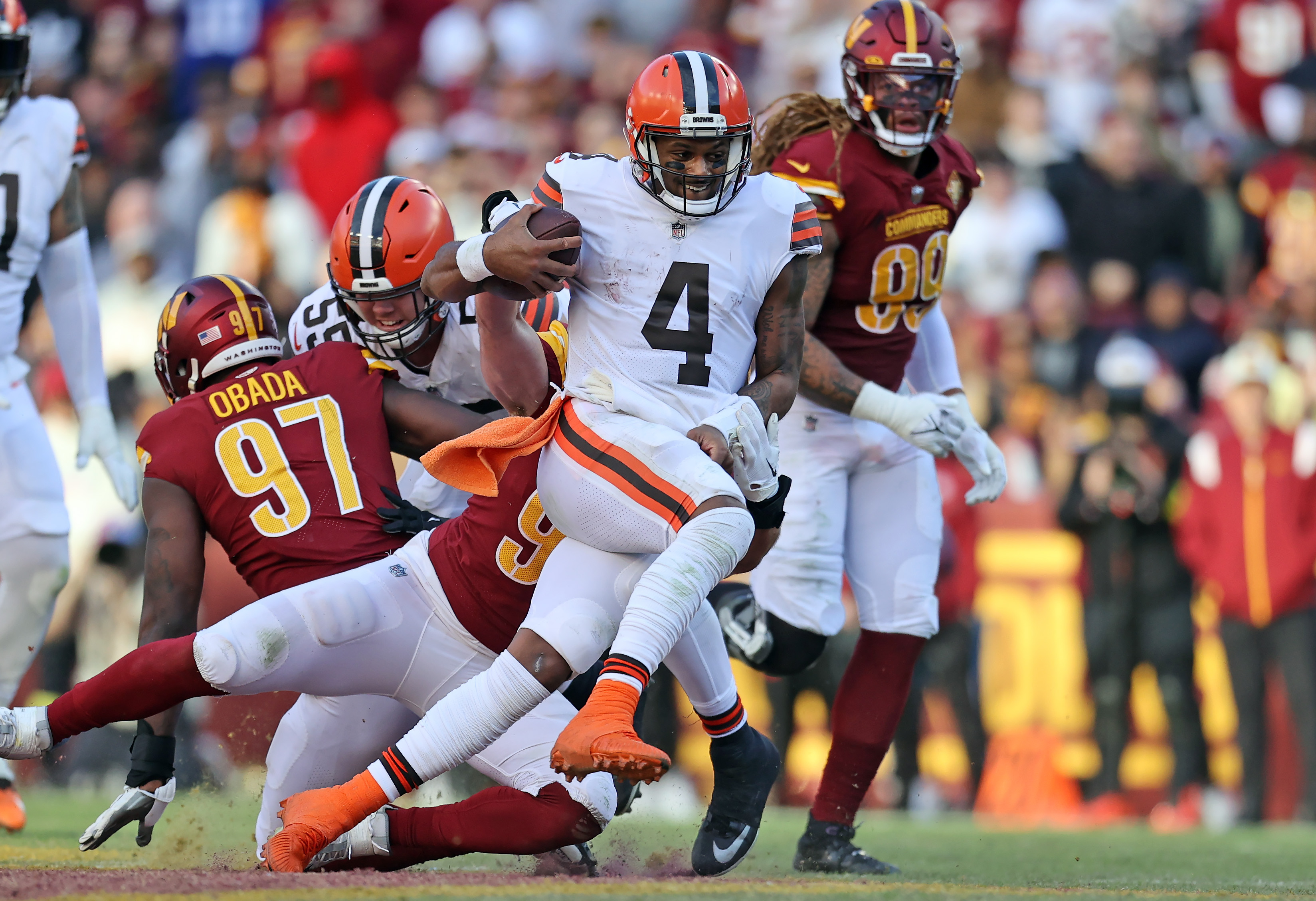 Watson gives Browns glimpse of future with 3-TD performance