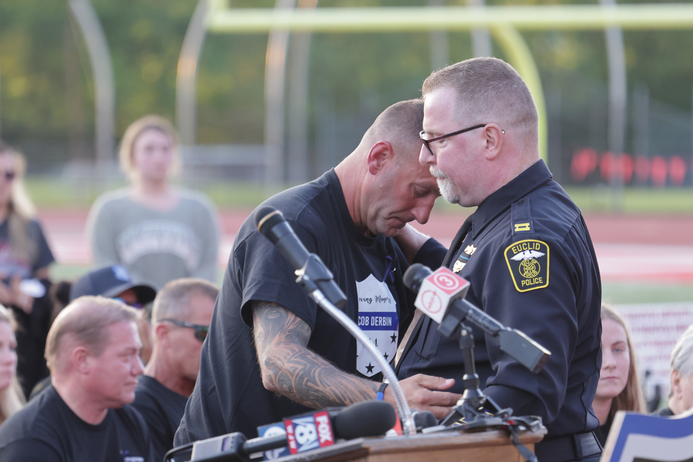 Candlelight vigil for Euclid police officer Jacob Derbin - cleveland.com