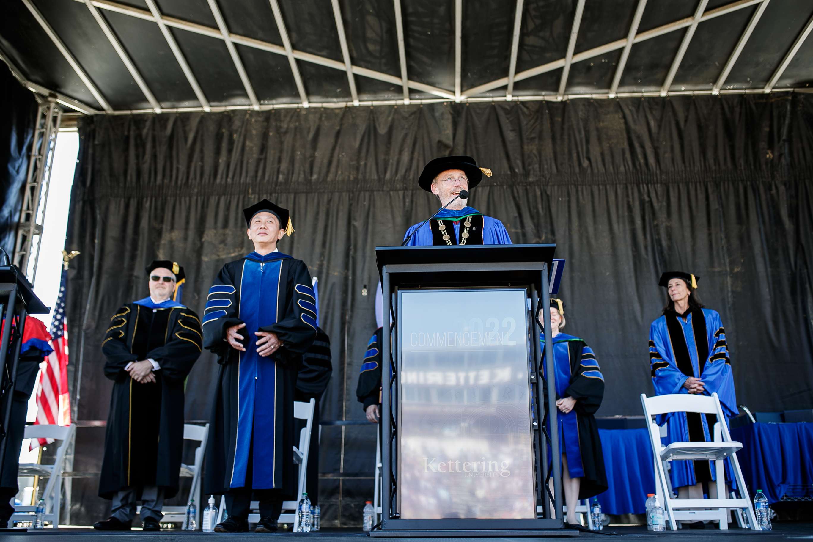 Kettering University's 2022 Graduation Ceremony at Atwood Stadium ...
