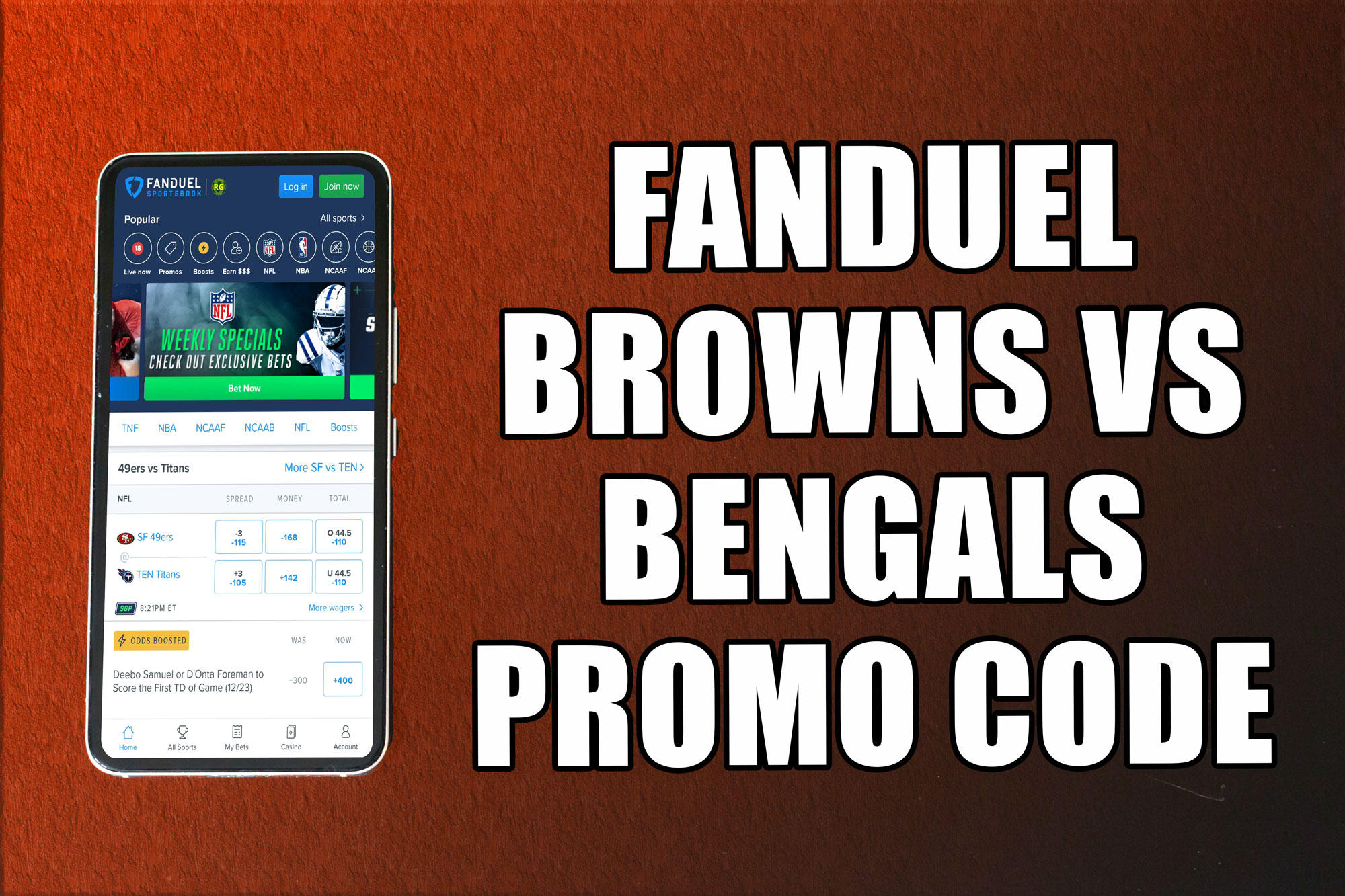 FanDuel Browns-Bengals promo code: $200 bonus, NFL Sunday Ticket