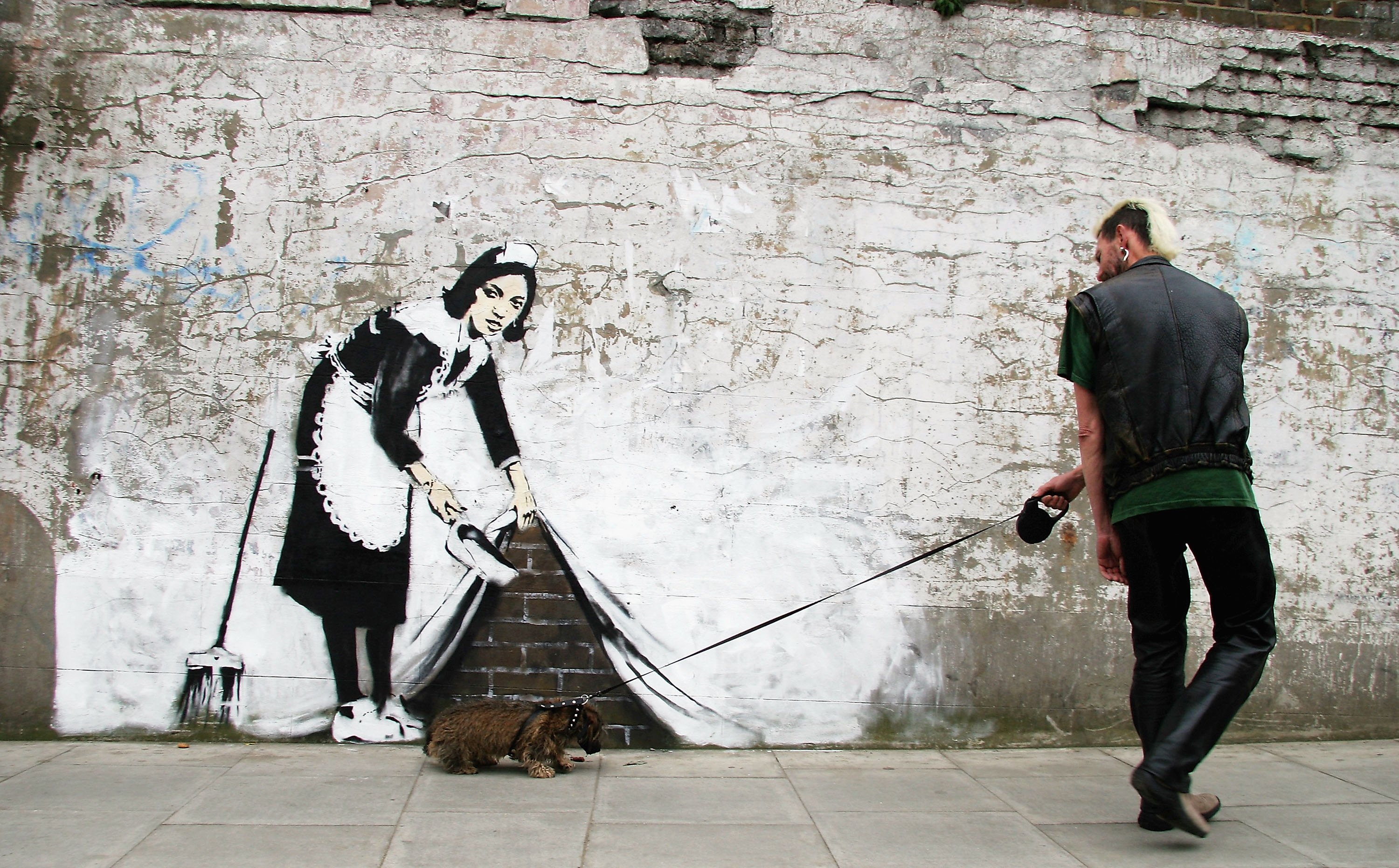 Spray it ain't so: Guerrilla street artist Banksy's identity