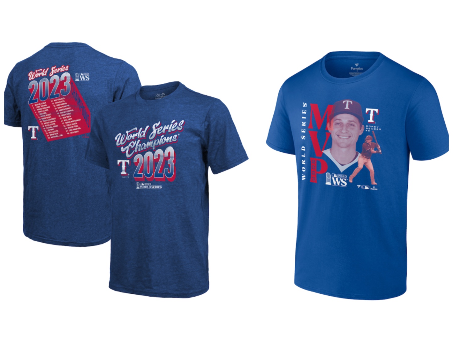 Lids Corey Seager Texas Rangers Majestic Threads 2023 World Series  Champions Name & Number T-Shirt – Royal