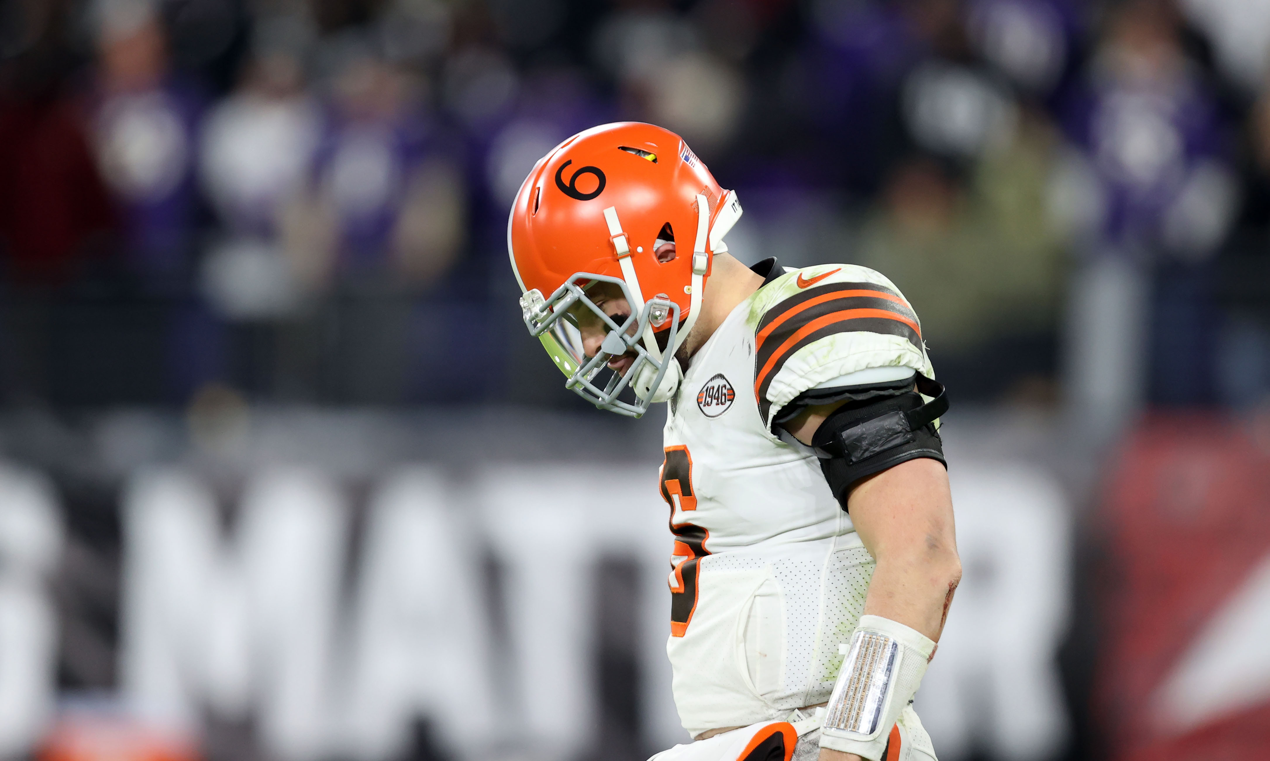 Panthers QB Baker Mayfield unveils T-shirts promoting Browns matchup