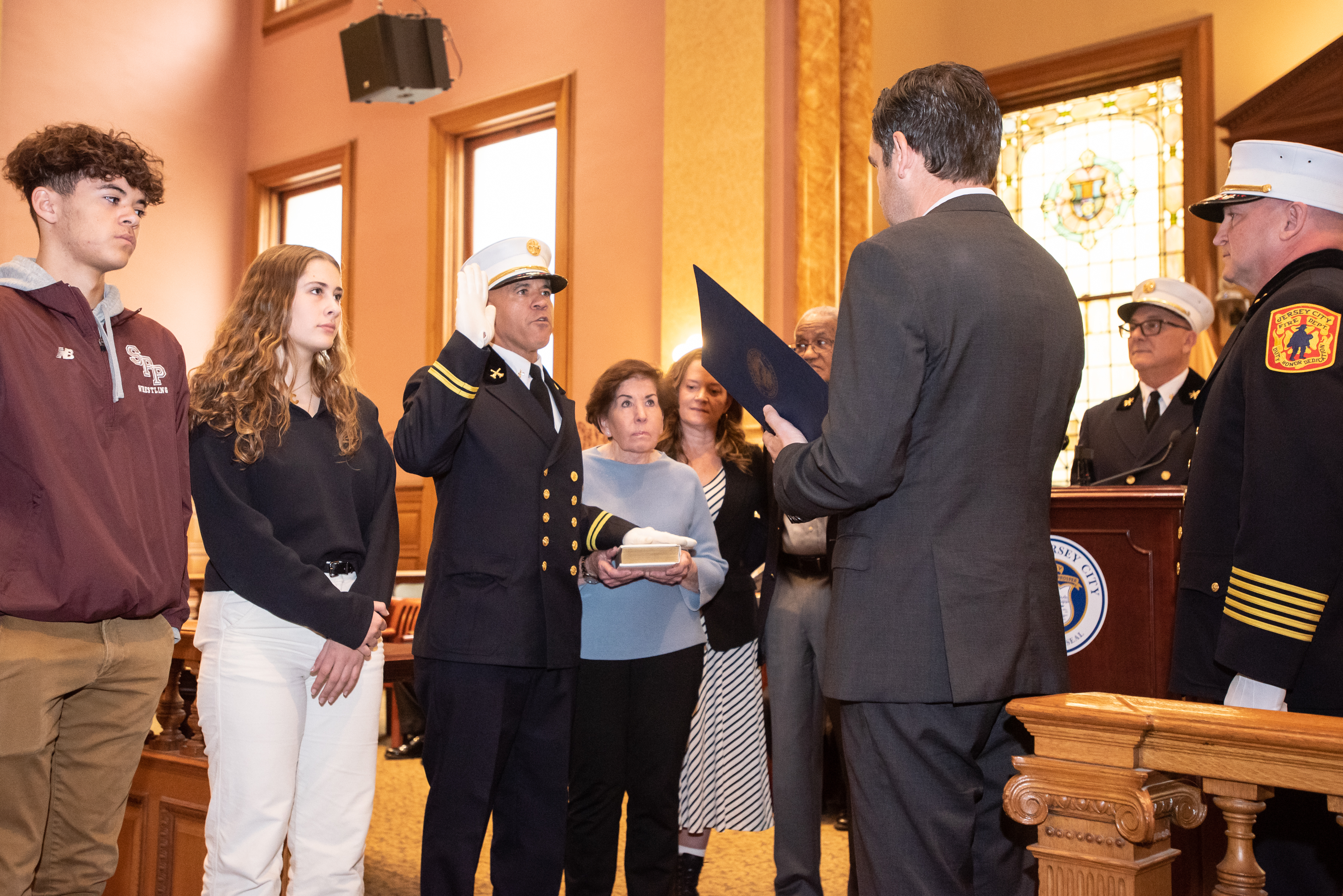 Jersey City swears in its first female deputy fire chief - nj.com