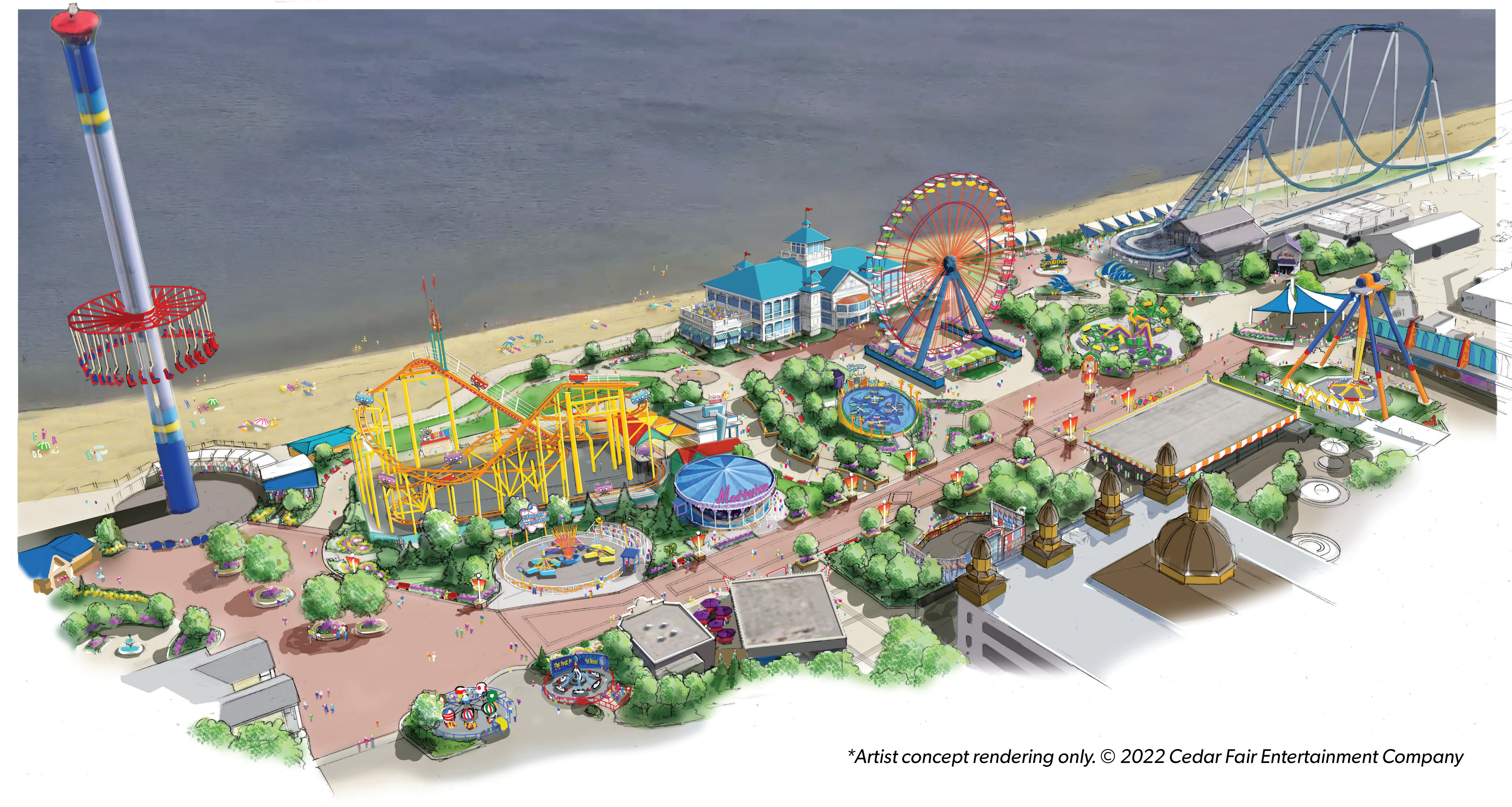 Cedar Point announces new Wild Mouse roller coaster beachfront