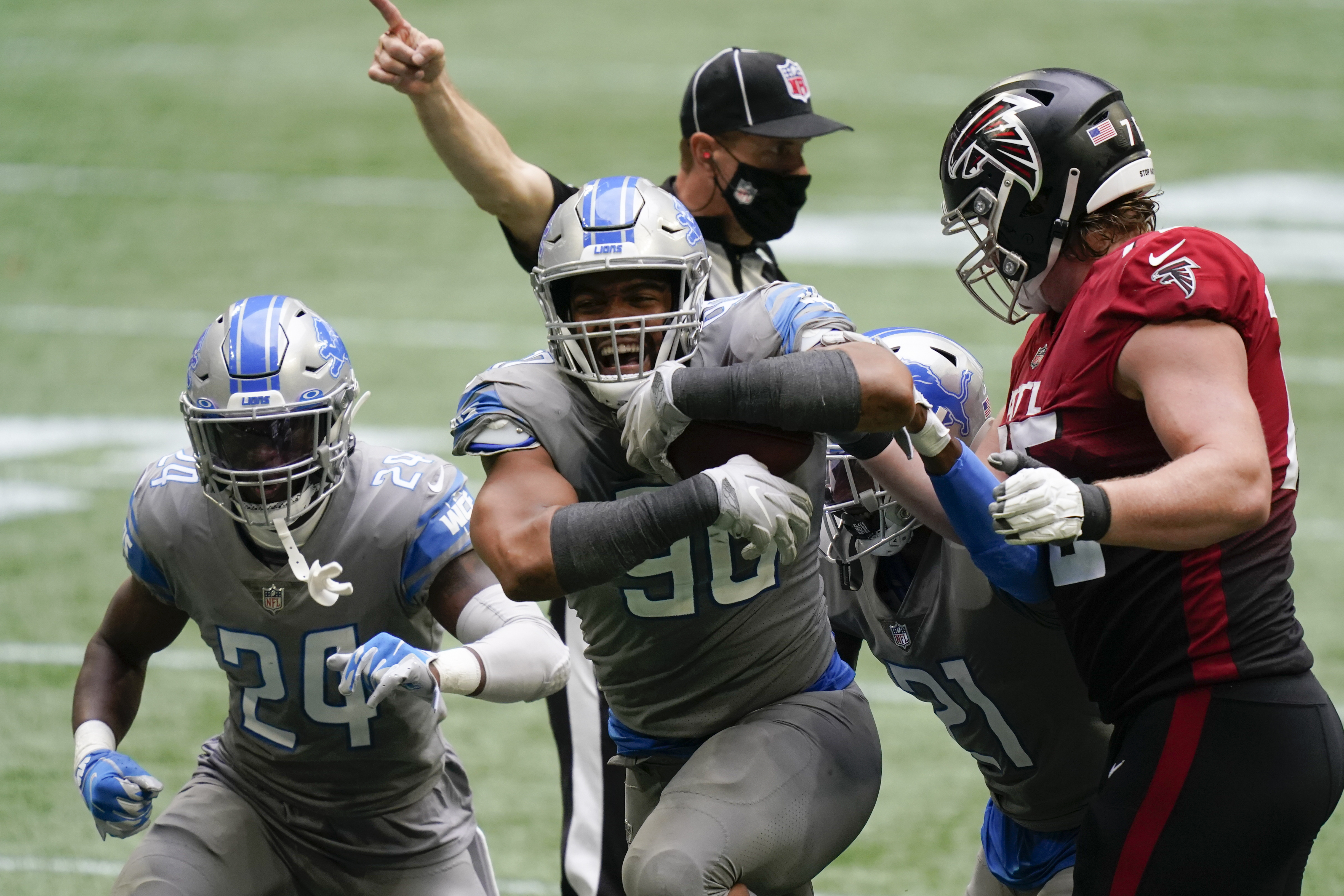 After a complete turnaround, the Detroit Lions' defensive line