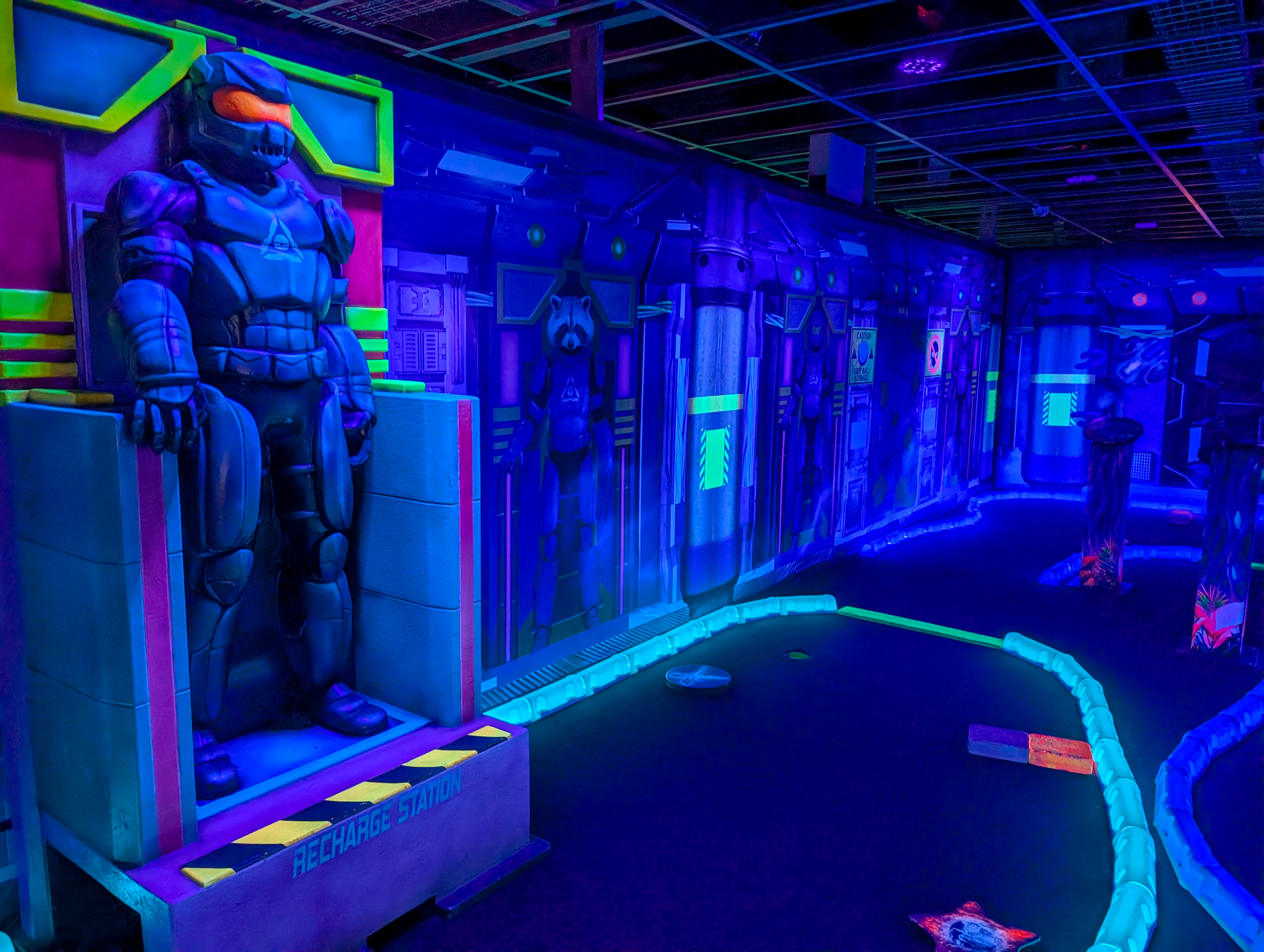 A look around the mini golf course at Apex Entertainment Marlborough.
