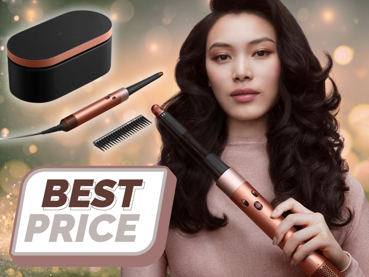 Dyson Airwrap ヘアドライヤー　値下げしました。 Dyson's Airwrap i.d. Multistyler is 20% off in the prettiest color