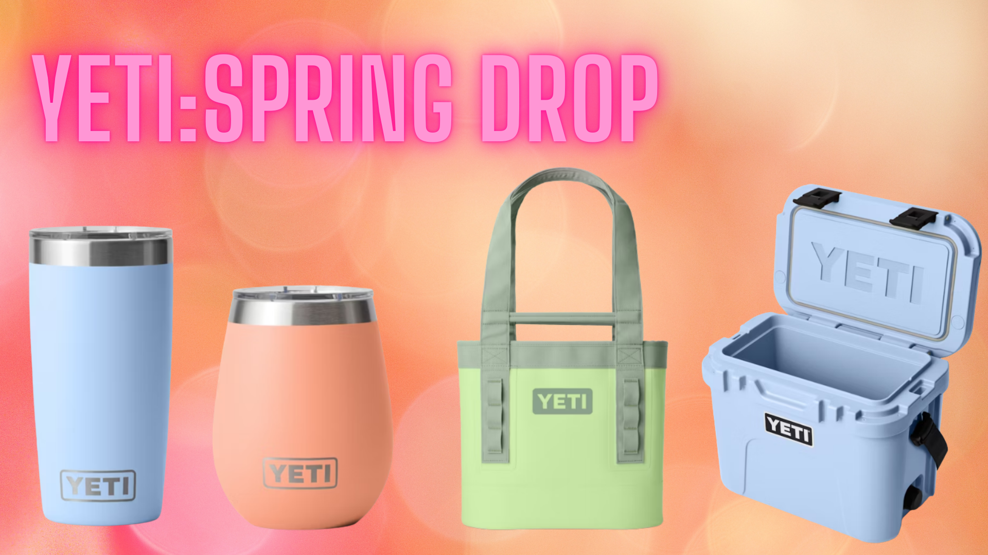 New Yeti Spring collection revealed: Beloved products in pastels