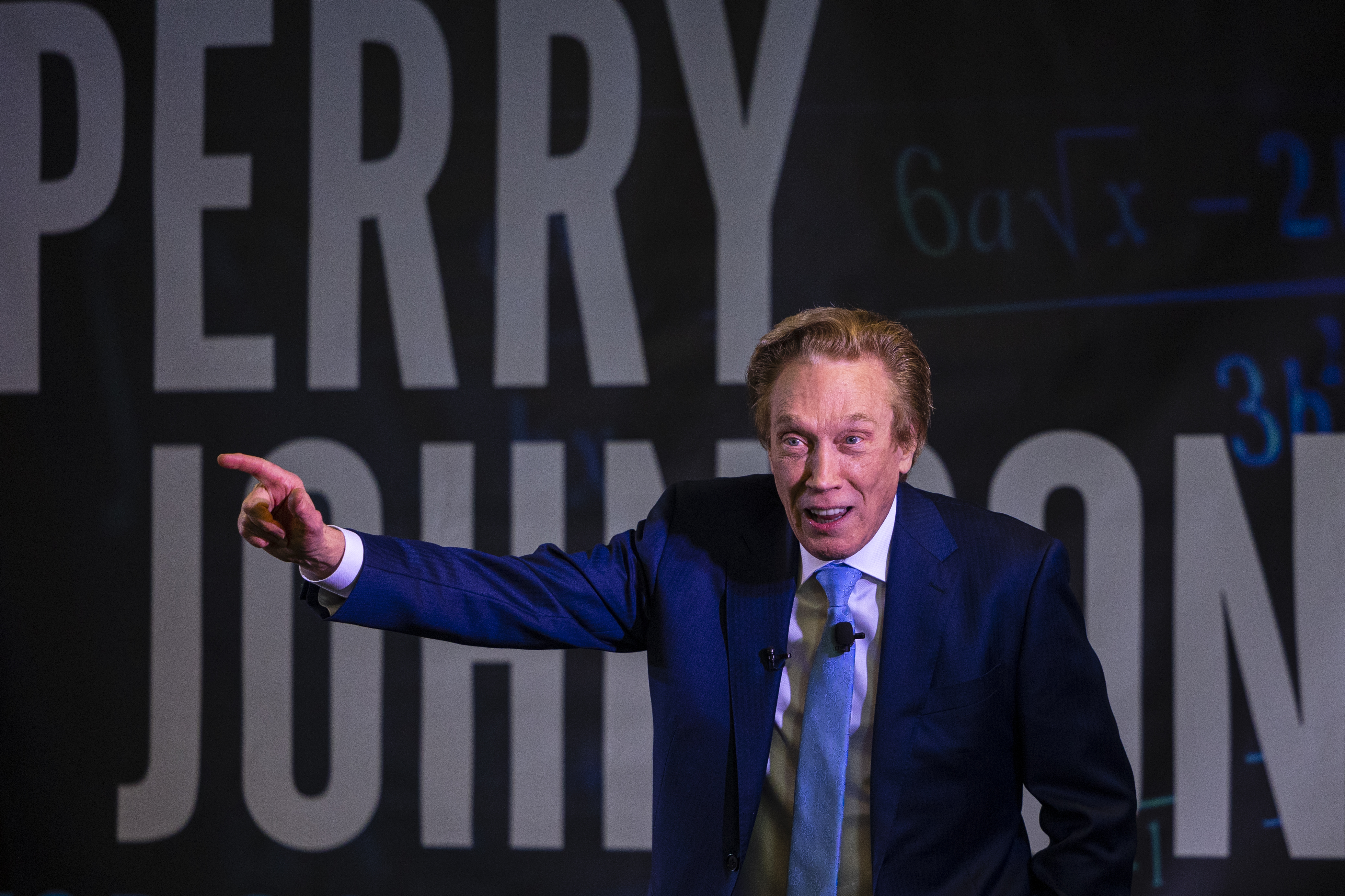Perry Johnson speaks to supporters at Kent County GOP - mlive.com