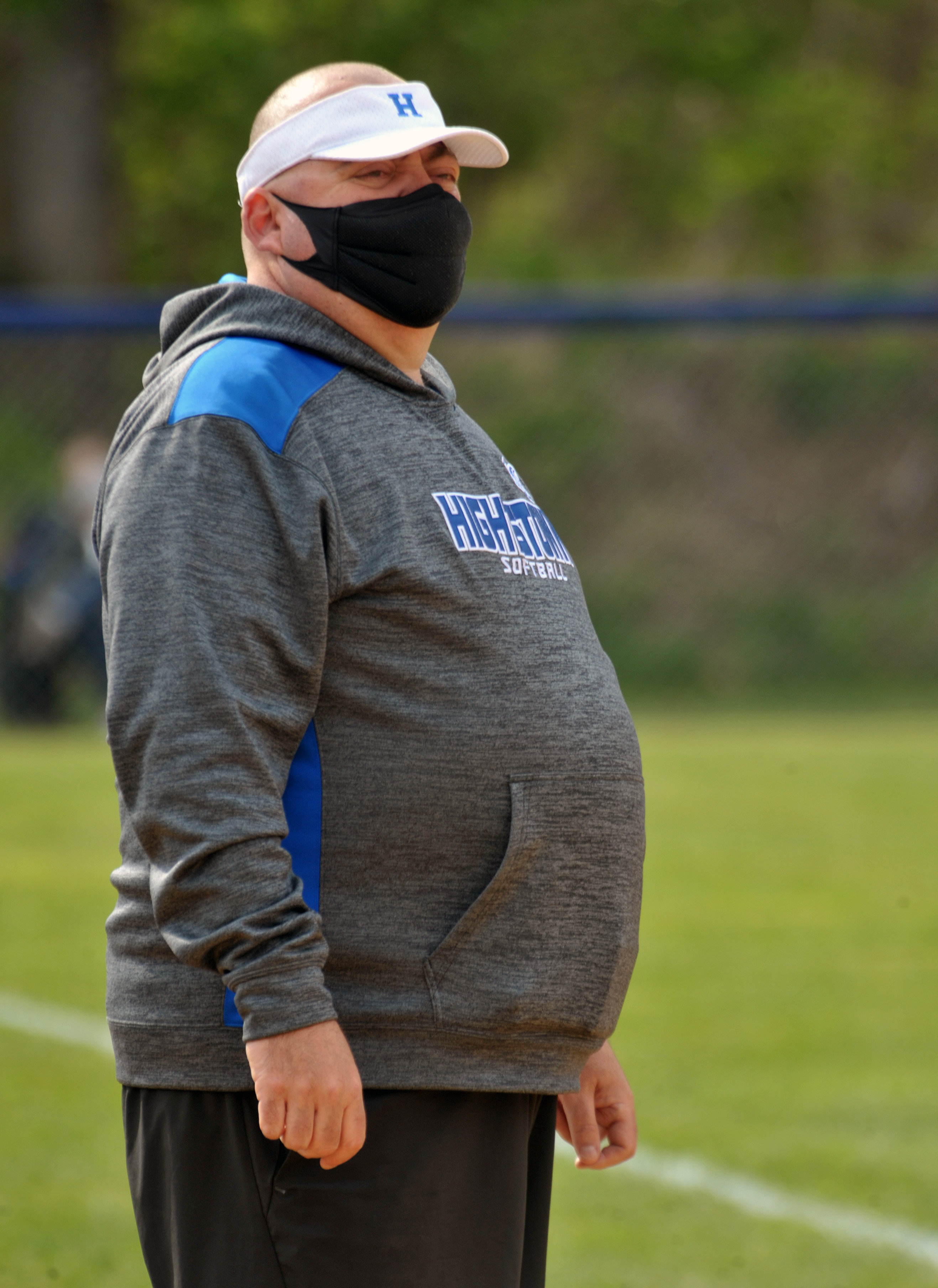 High School Softball Hightstown High School at Notre Dame High School