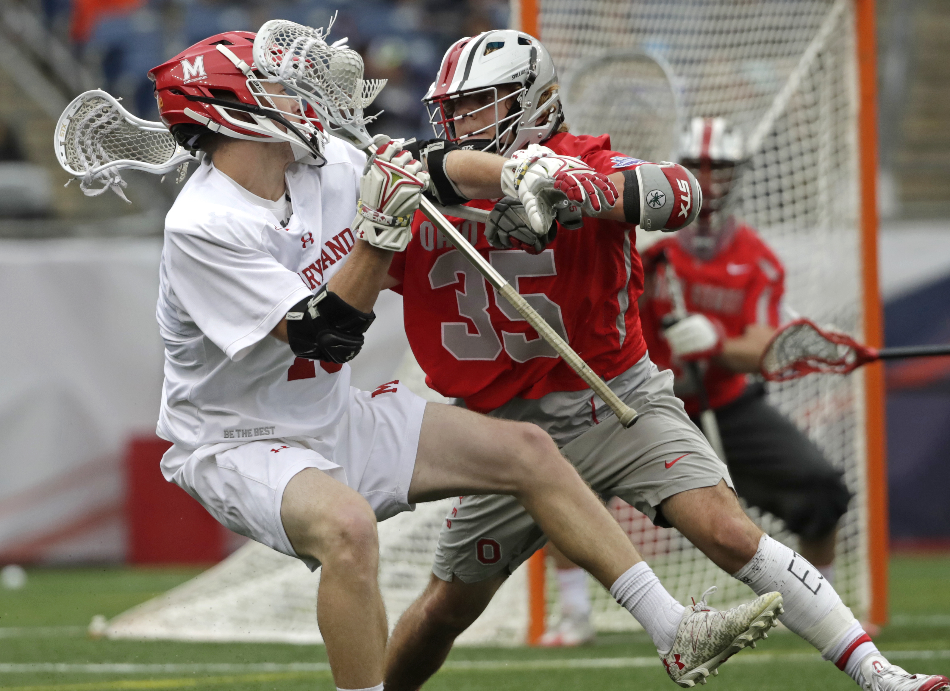 CBS Sports on X: Jared Bernhardt won the Tewaarton Award as the best  lacrosse player in 2021 at Maryland. He transferred to D2 Ferris State to  play QB, winning the National Championship