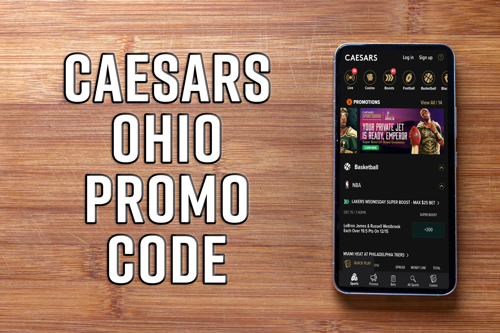 $1,500 bonus NFL DraftKings, Caesars Sportsbook promo code