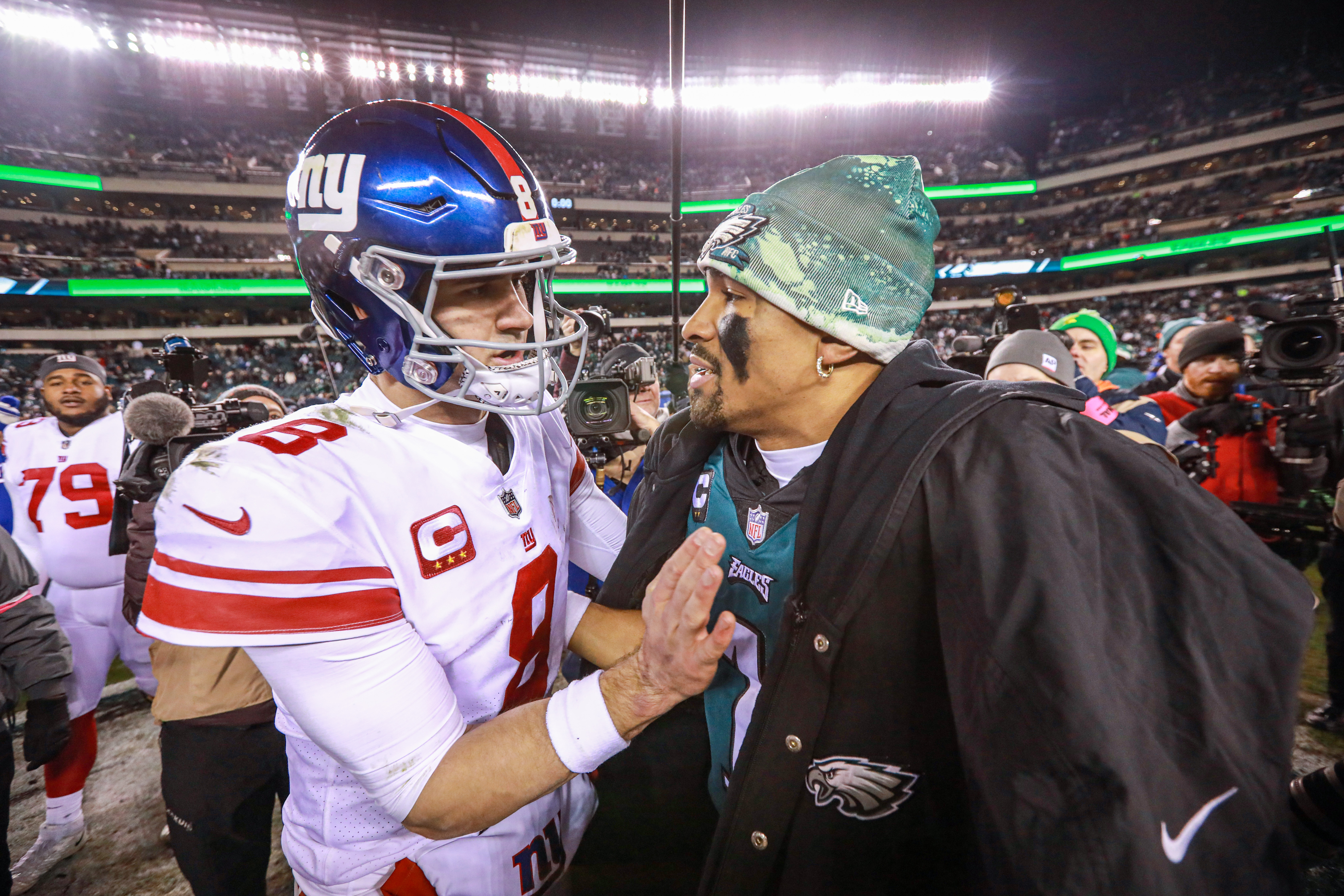 Giants humiliated by Eagles as late-season tailspin continues