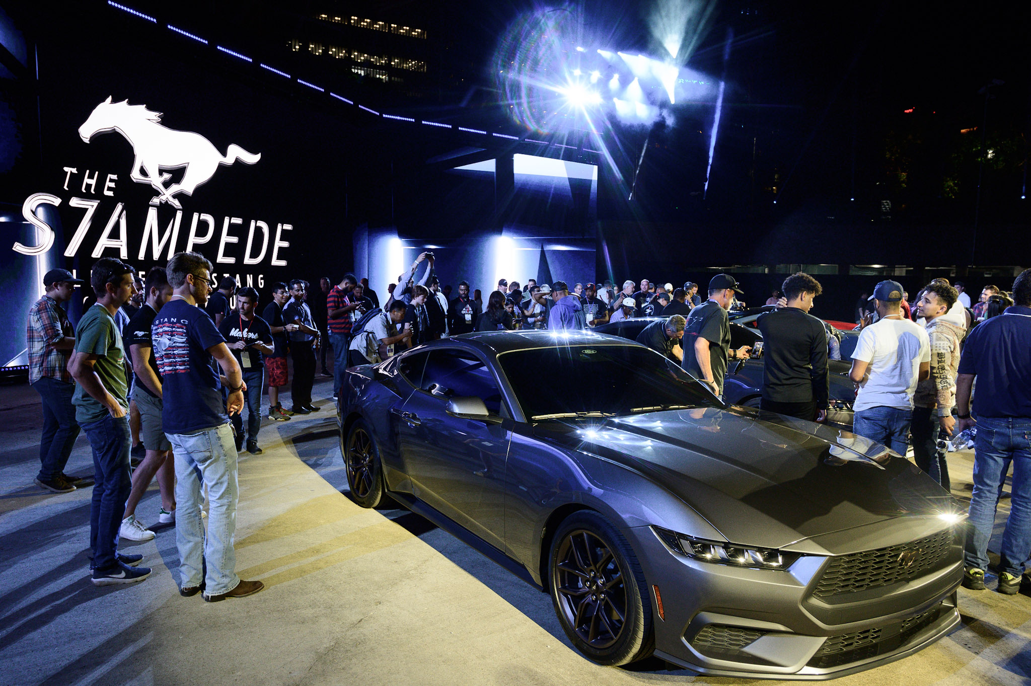 The 2024 Ford Mustang is unveiled at Hart Plaza in Detroit on Wednesday, Sept. 14 2022.