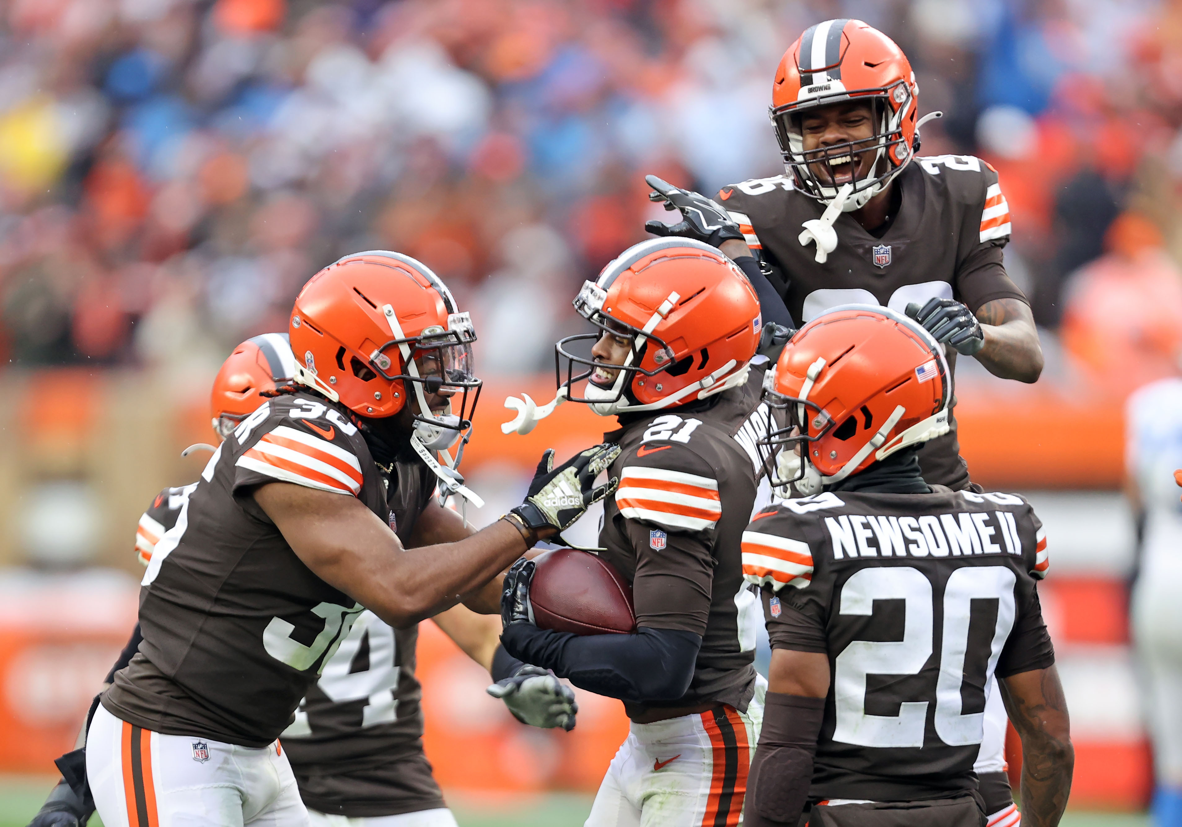 Cleveland Browns defense against Detroit Lions, November 21, 2021 ...