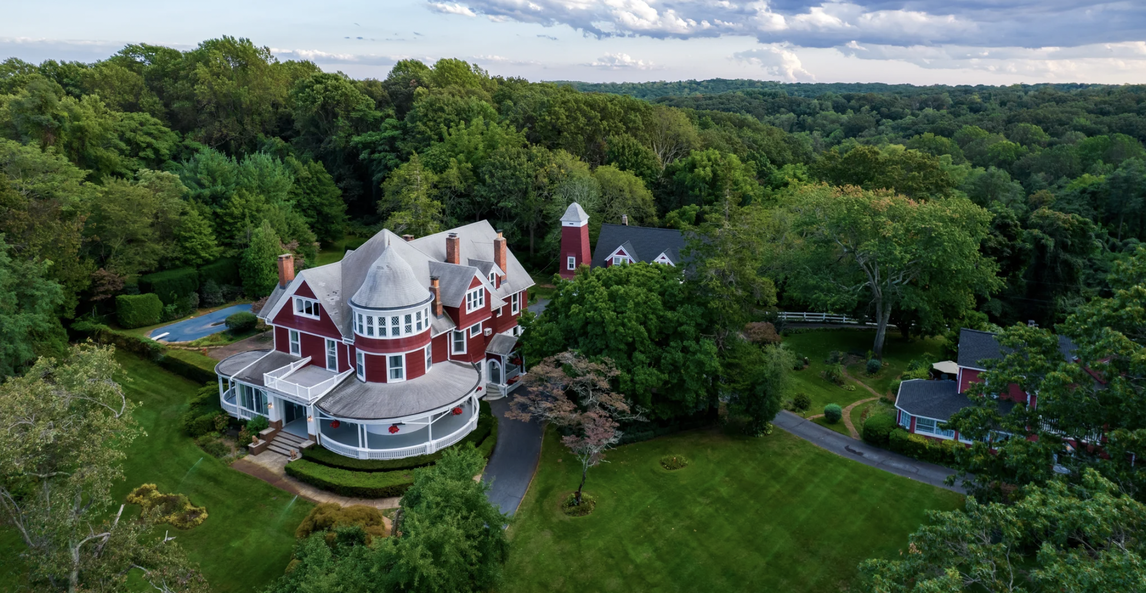 Westwind, a $5M estate that includes 3 houses on 11 acres, offers