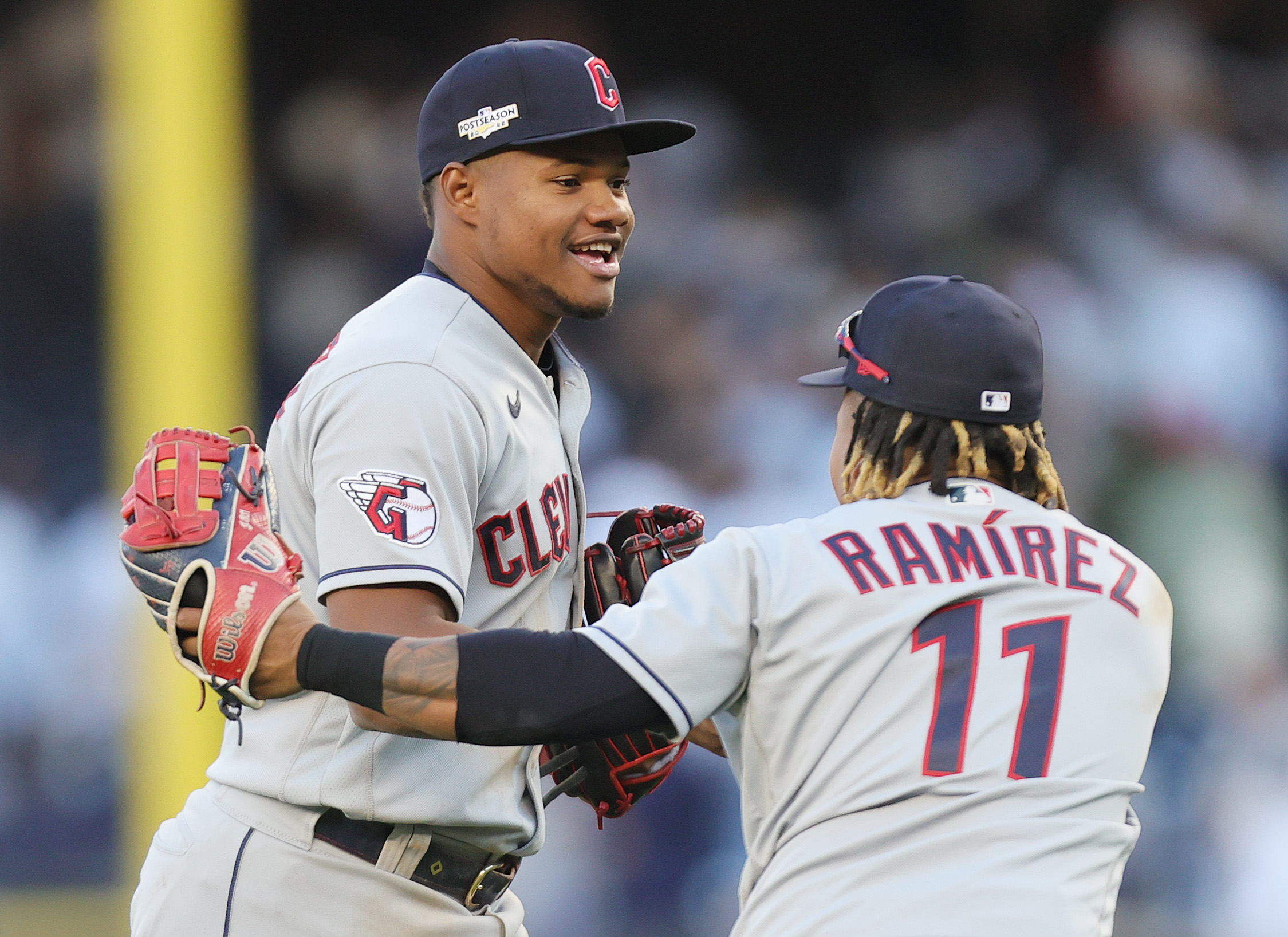 Guardians' José Ramírez homers in first 3 at-bats against Red Sox