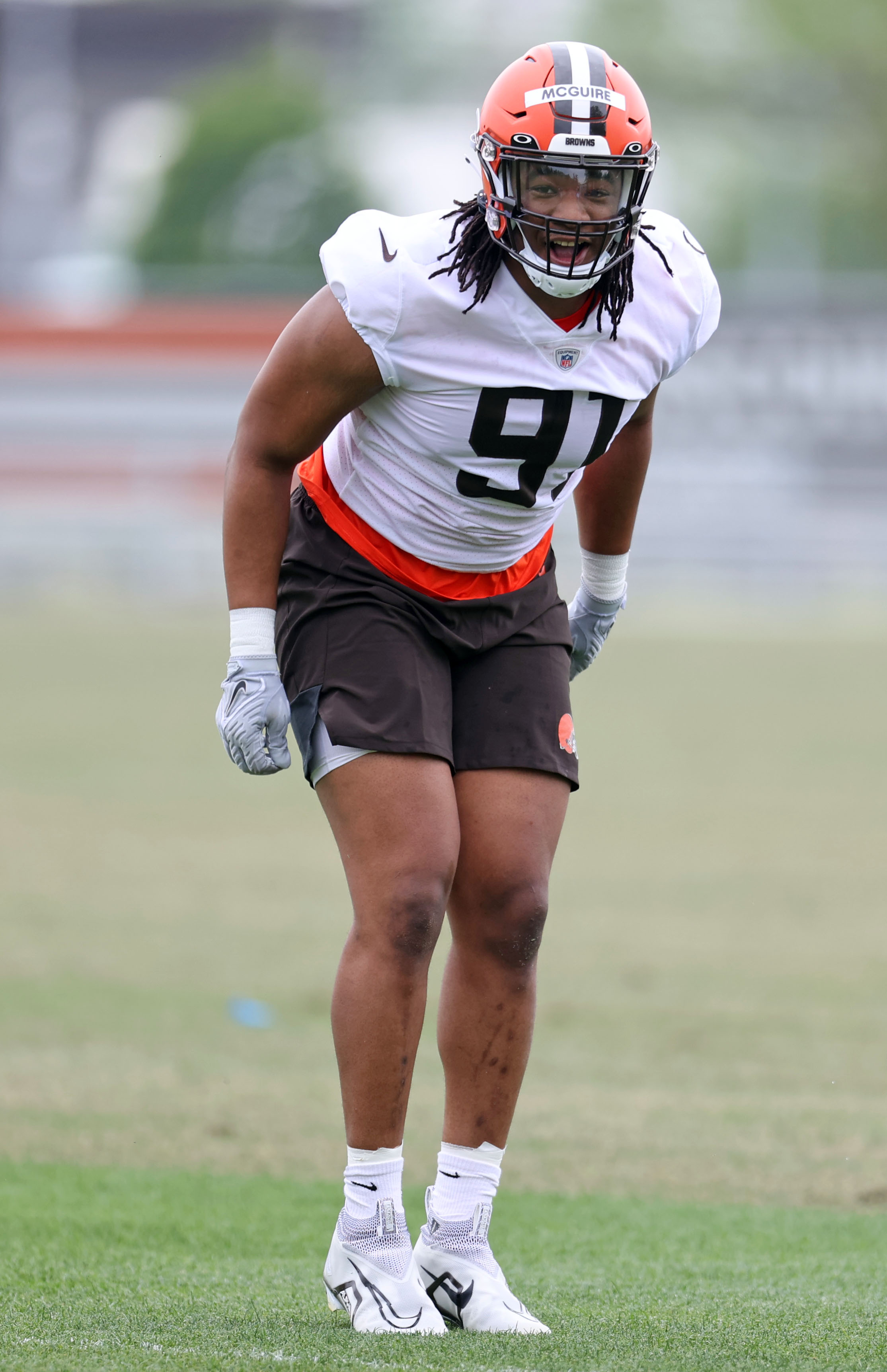 Cleveland Browns rookie Dorian Thompson-Robinson (17) looks to pass the  ball during the NFL football team's rookie minicamp in Berea, Ohio, Friday,  May 12, 2023. (AP Photo/Phil Long Stock Photo - Alamy