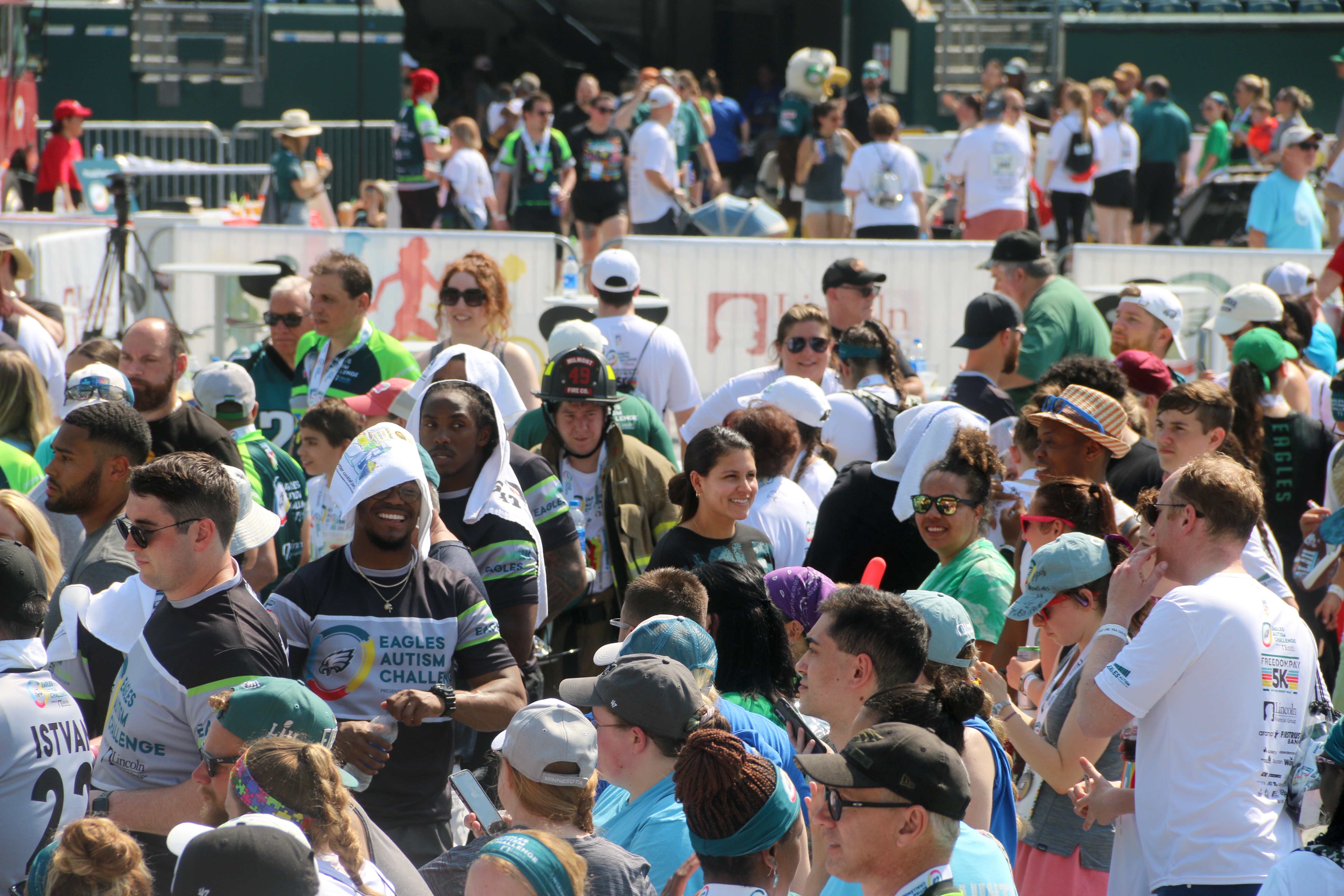 Eagles turn stadium into vaccine site for autism community - WHYY