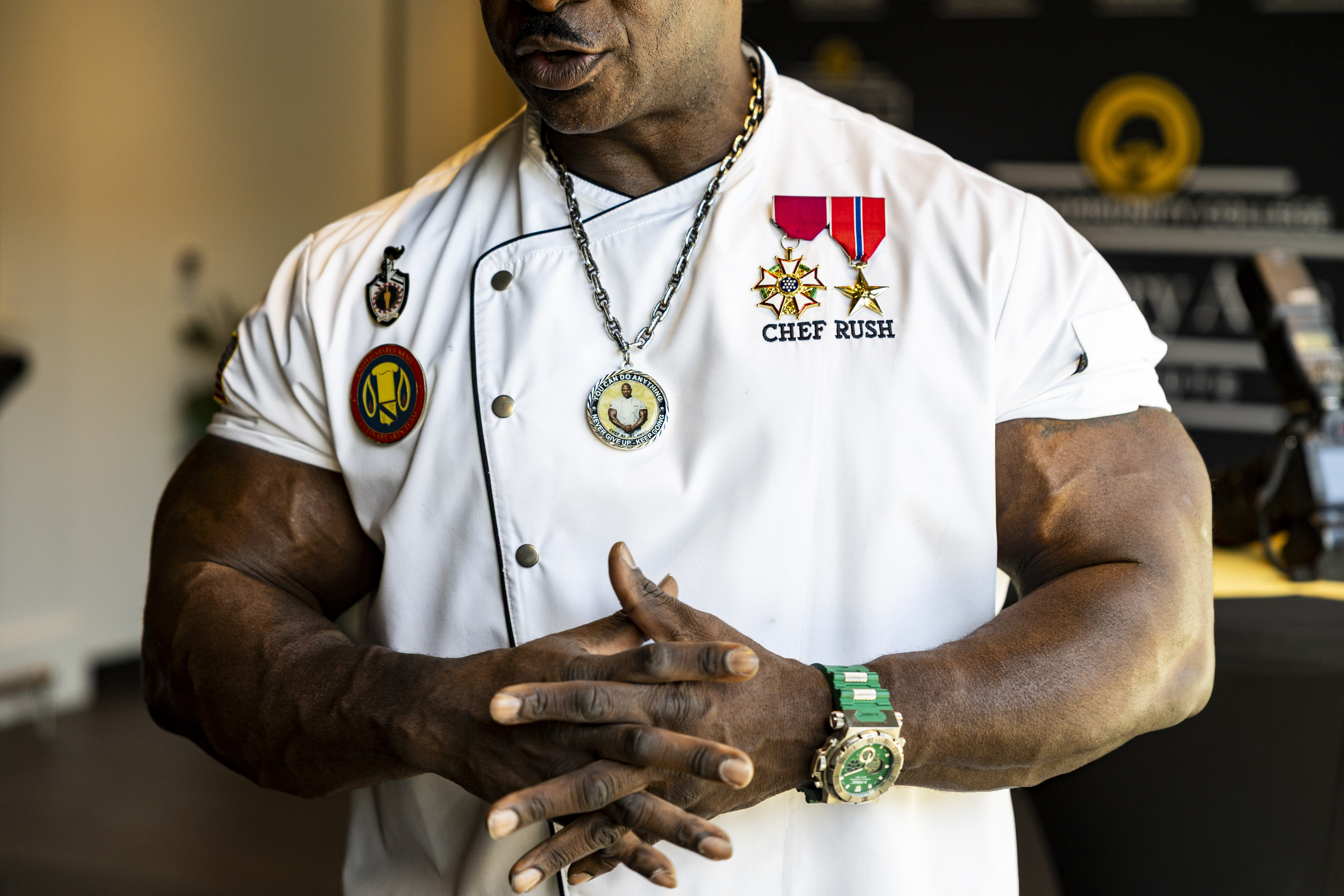 Celebrity Chef Andre Rush discusses journey from the military to the ...