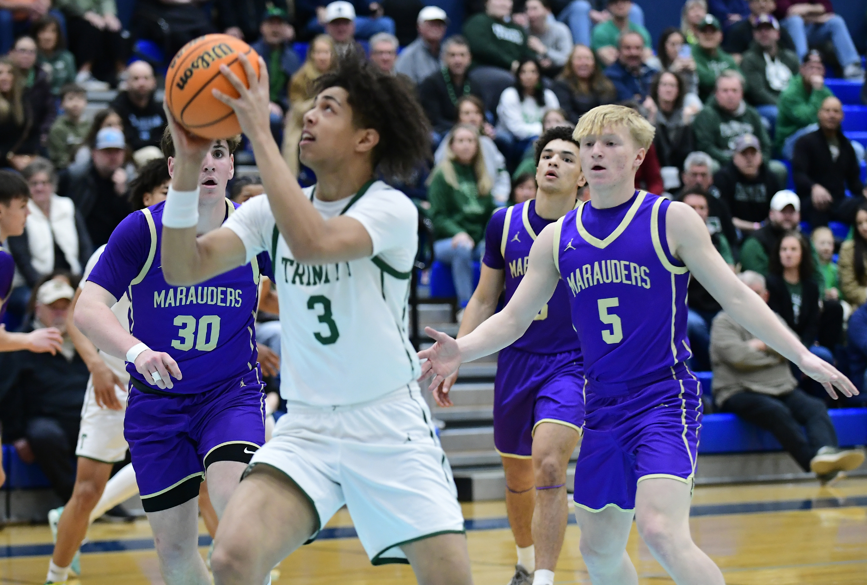 Troy Ruggery Trinity vs Bishop Guilfoyle, PIAA 3A boys basketball semifinal ...