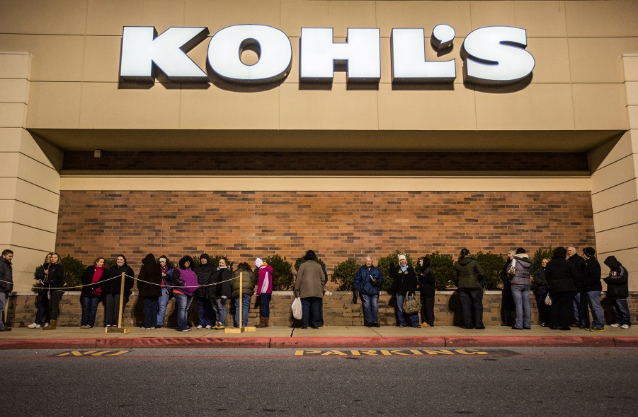 Kohl's department store presented its pop-up trailer promoting