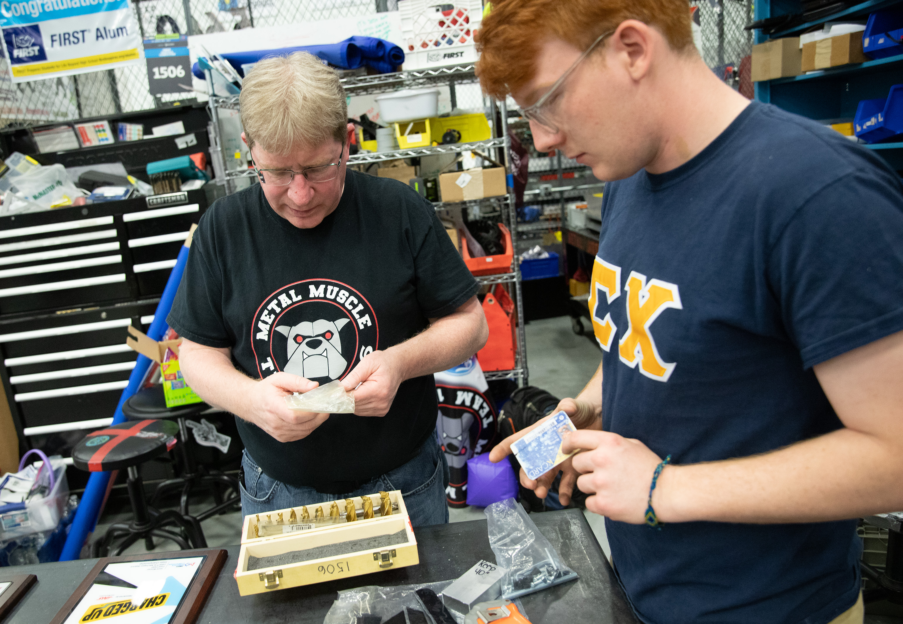 See photos of robotics state champions Metal Muscle as they prepare for ...